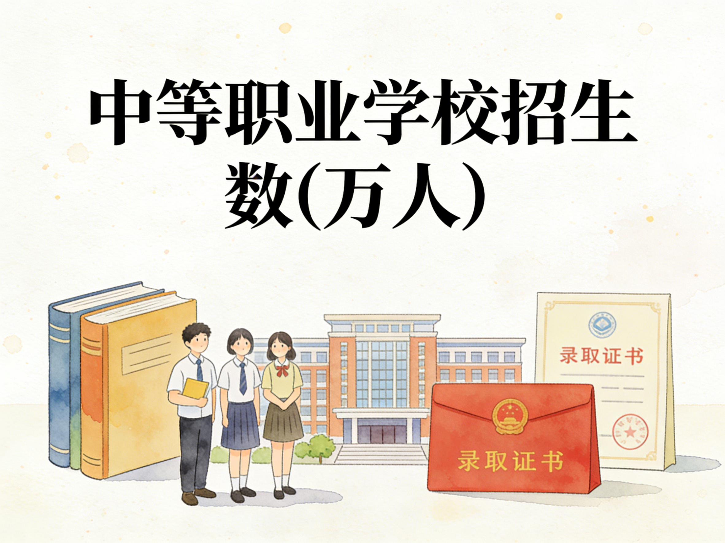 2005-2024年中国中等职业学校招生数数据集