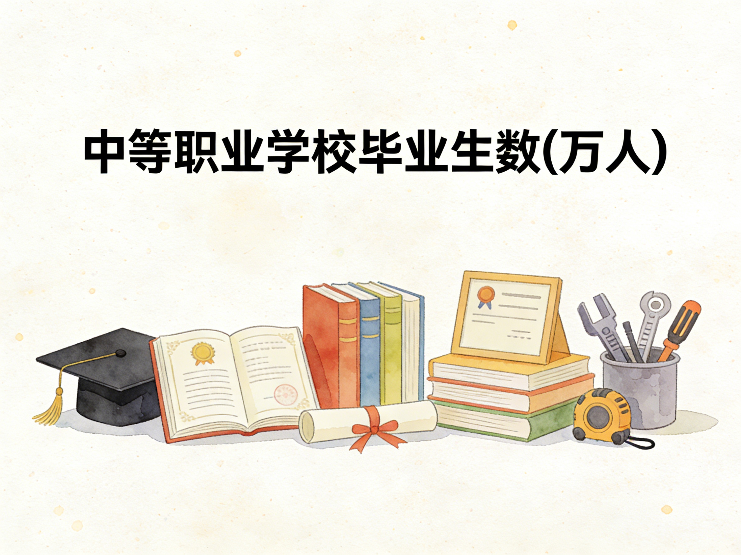 2005-2024年中国中等职业学校毕业生数数据集