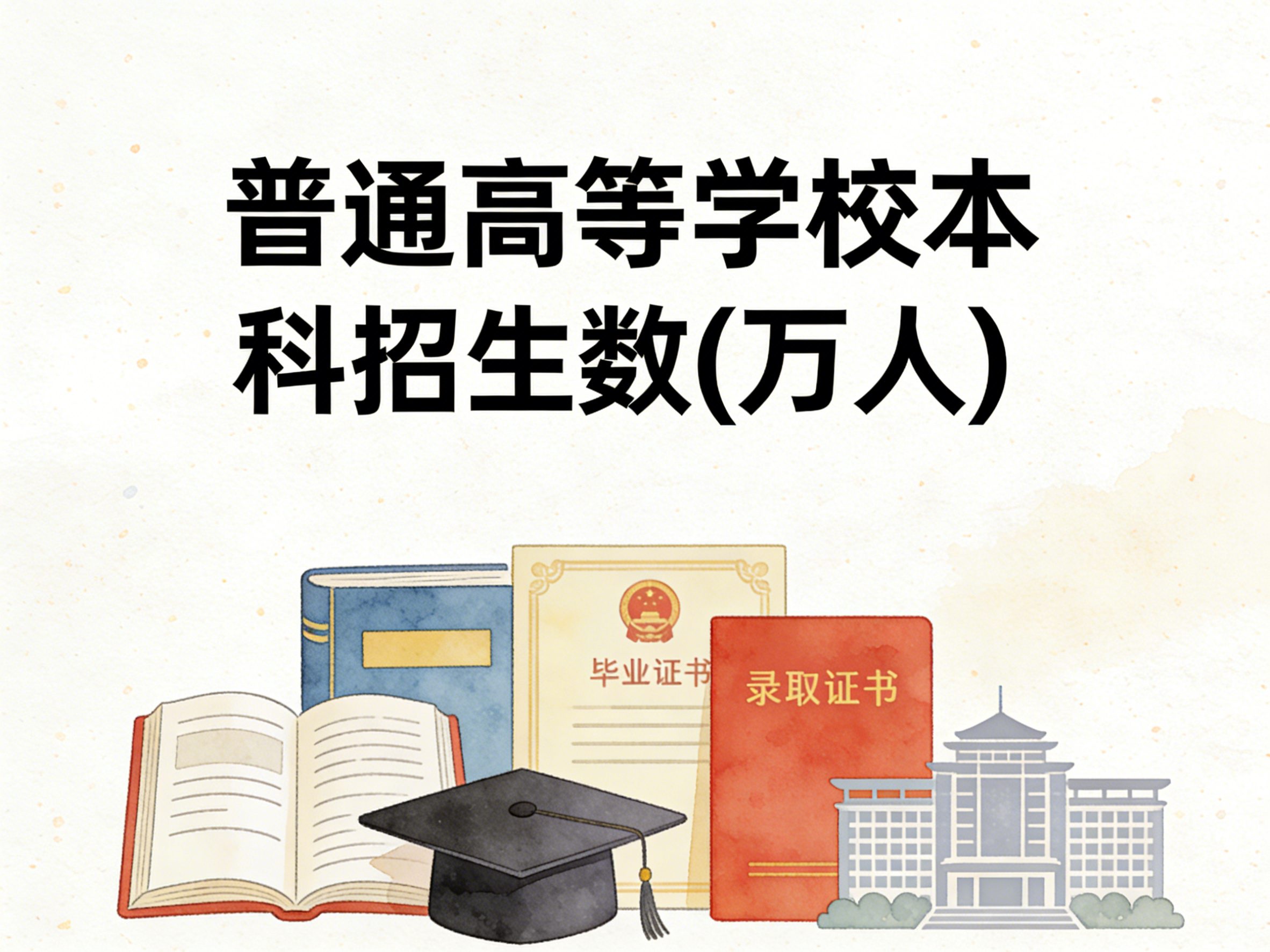 2005-2024年中国普通高等学校本科招生数数据集