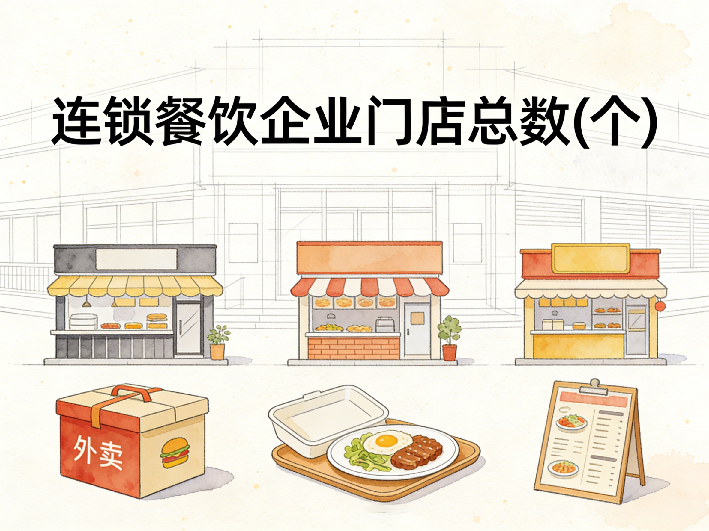 2006-2024年中国连锁餐饮企业门店总数数据集