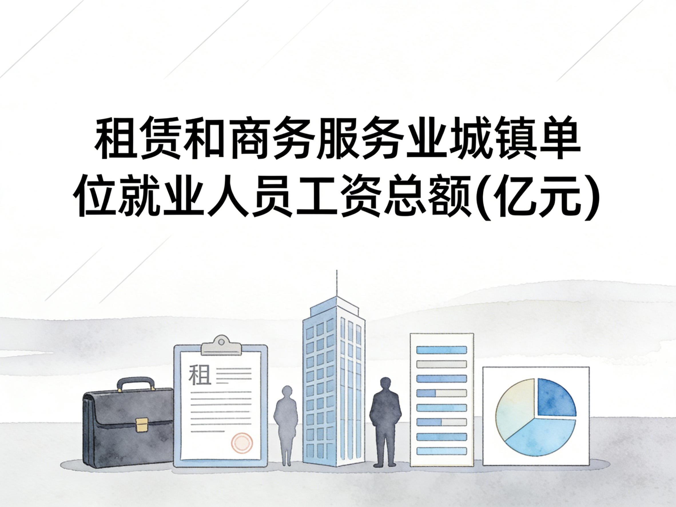 2006-2024年中国租赁和商务服务业城镇单位就业人员工资总额数据集