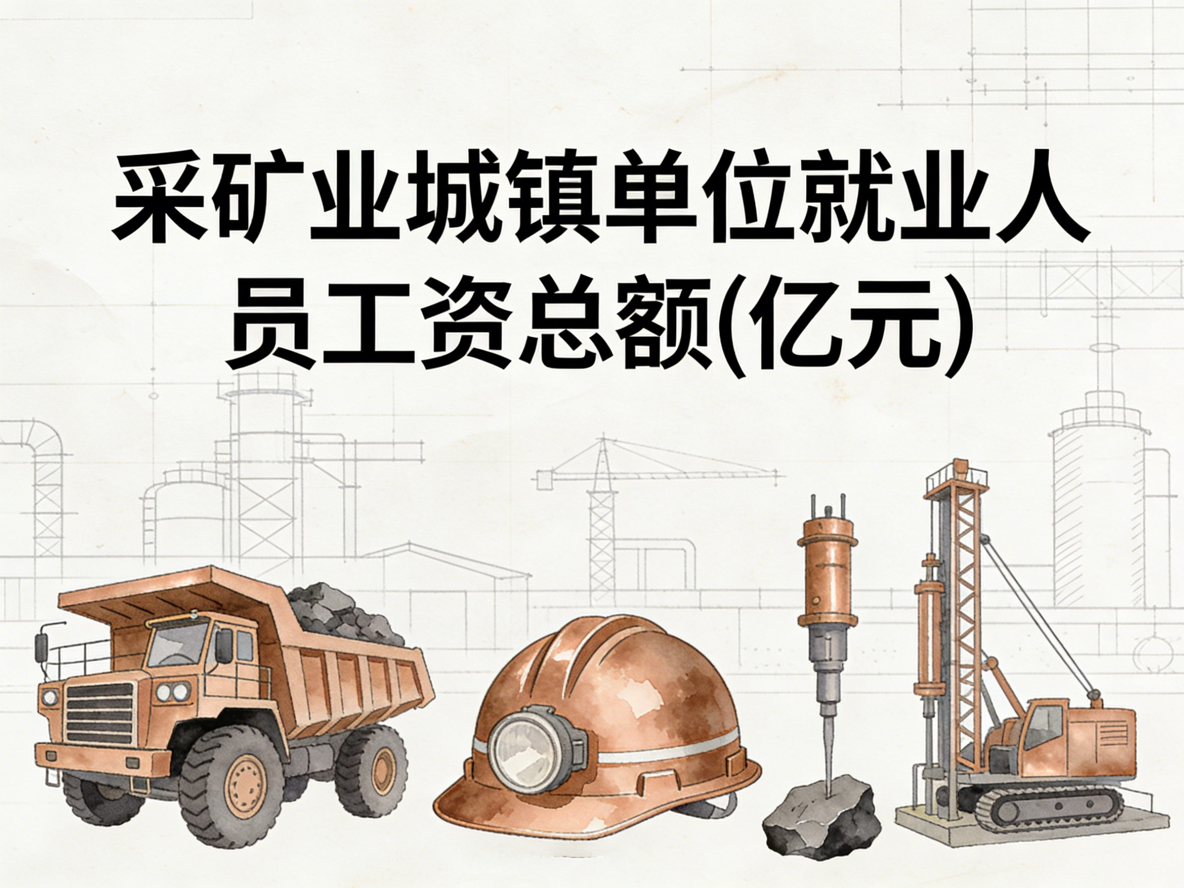 2006-2024年中国采矿业城镇单位就业人员工资总额数据集