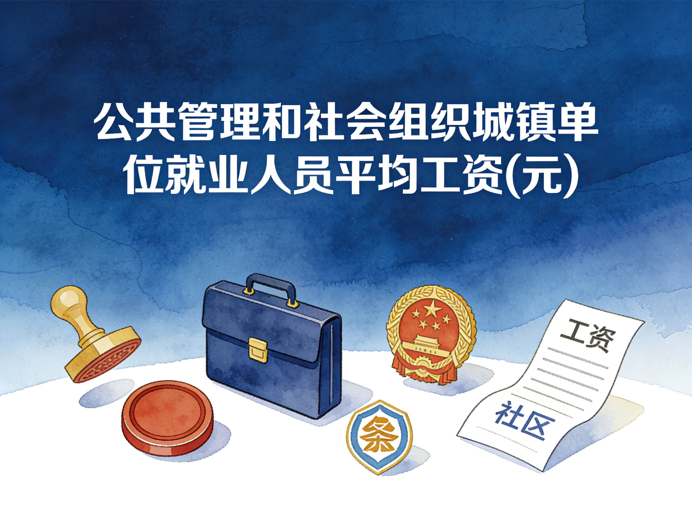 2006-2024年中国公共管理和社会组织城镇单位就业人员平均工资数据集