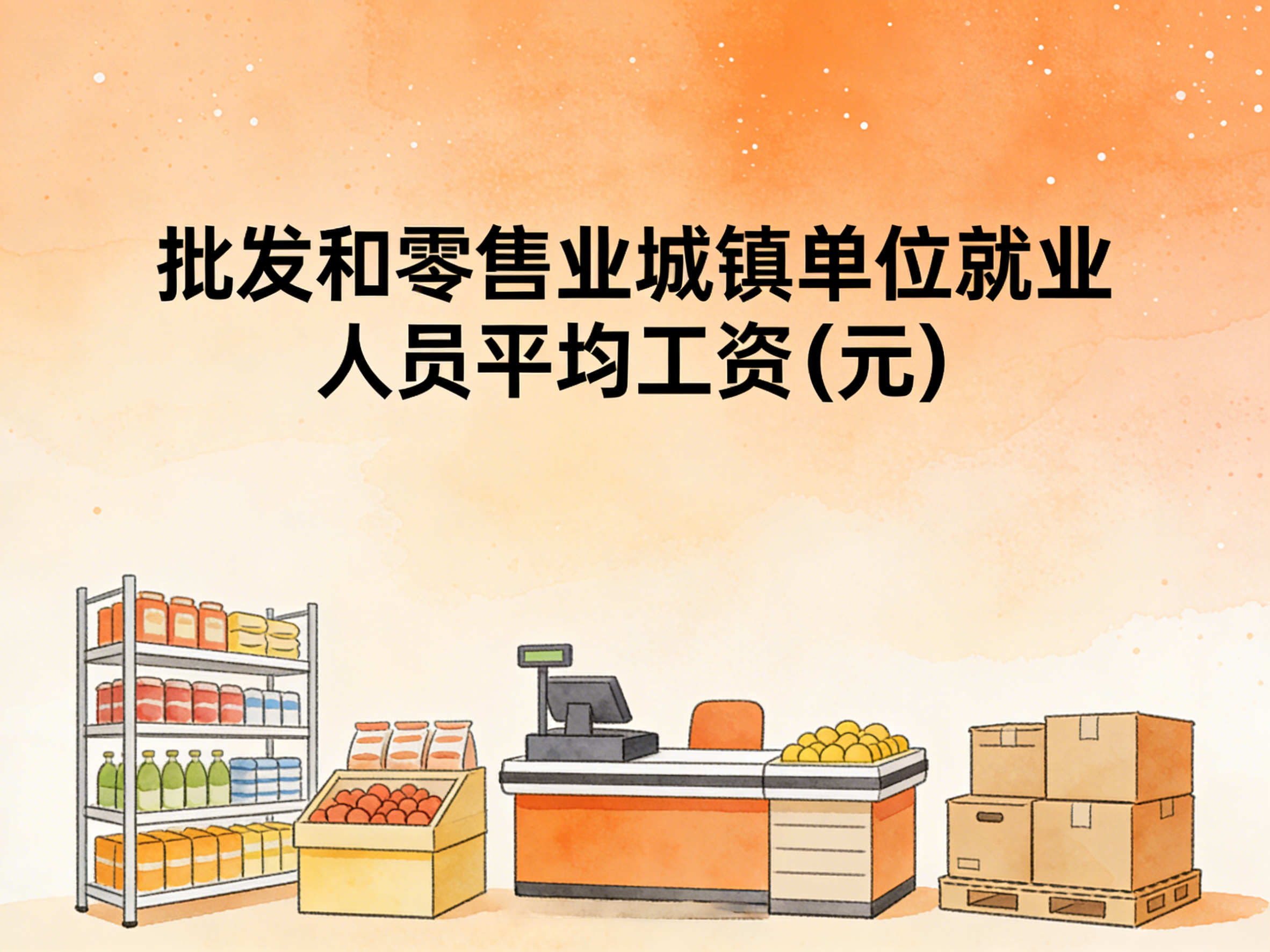 2006-2024年中国批发和零售业城镇单位就业人员平均工资数据集