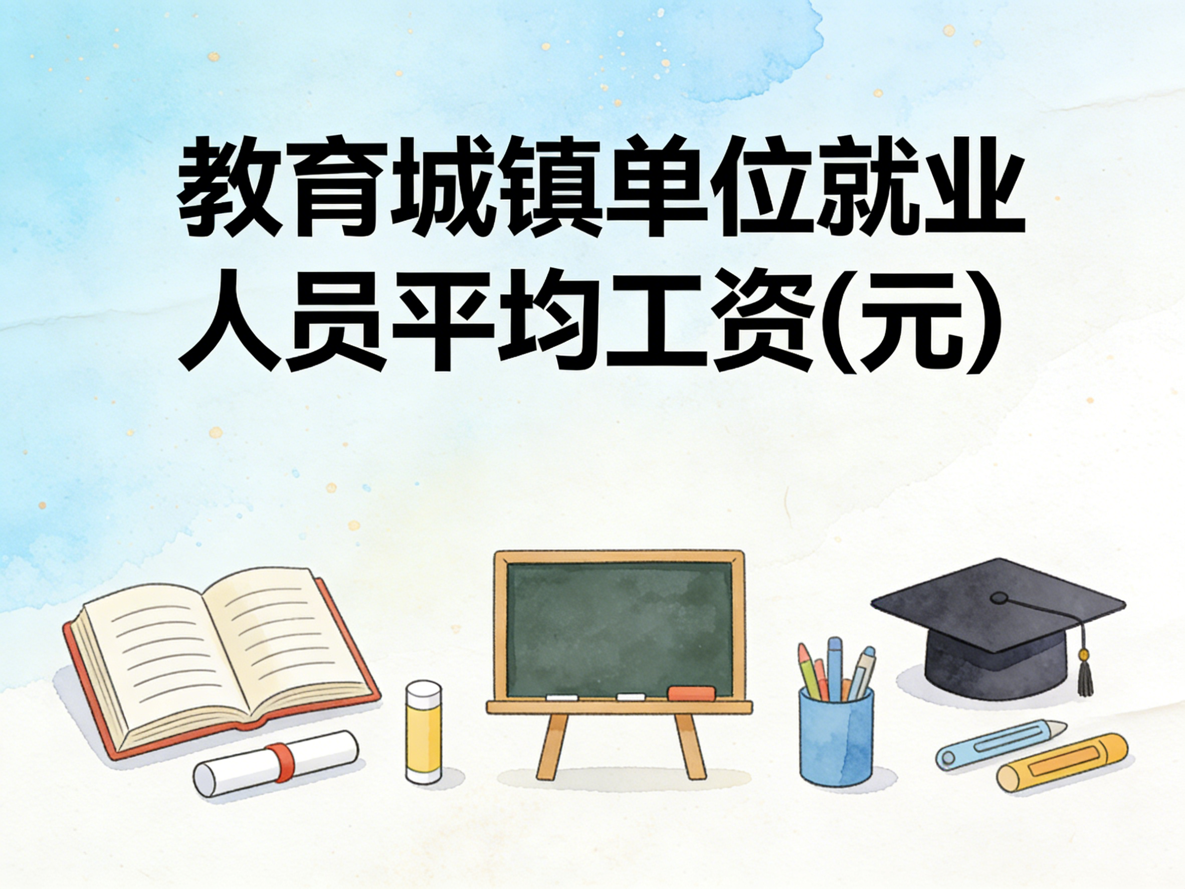 2006-2024年中国教育城镇单位就业人员平均工资数据集