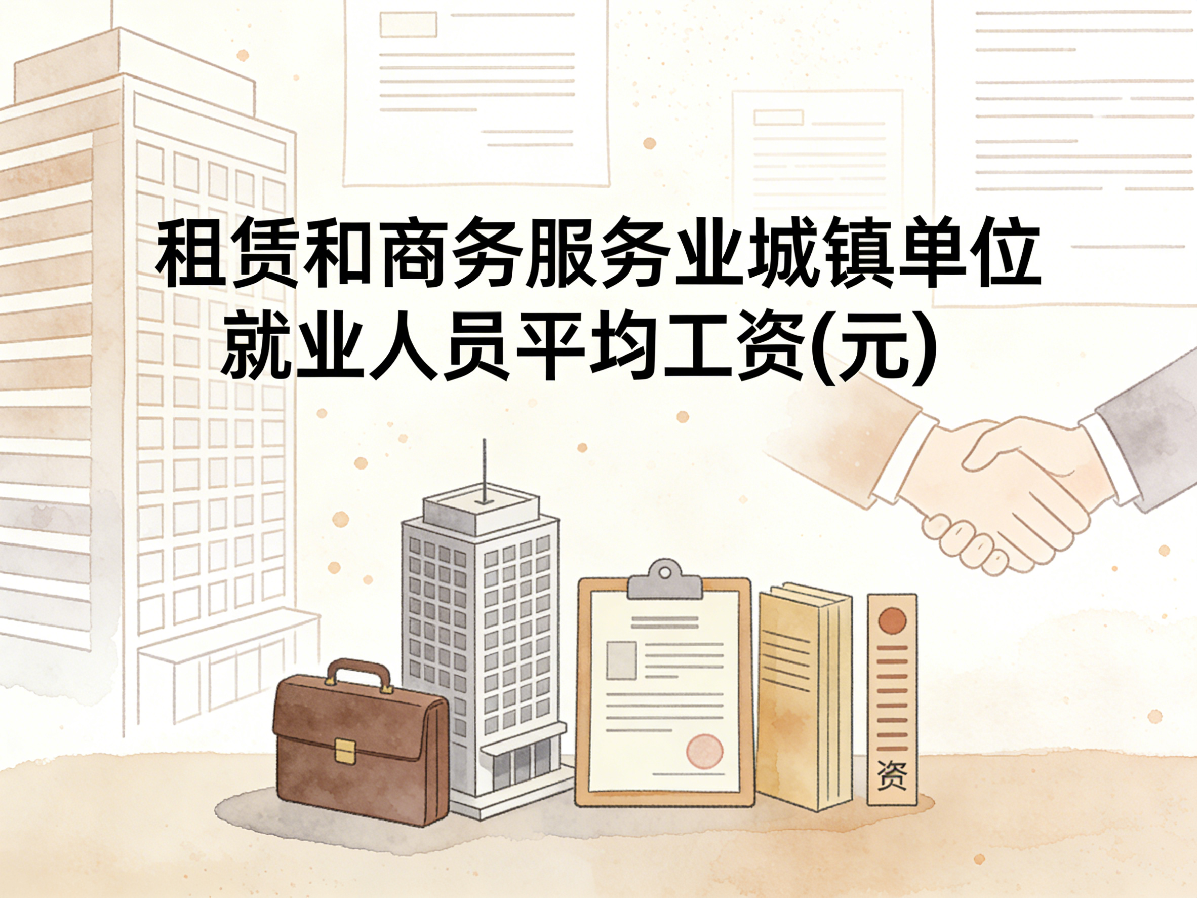 2006-2024年中国租赁和商务服务业城镇单位就业人员平均工资数据集