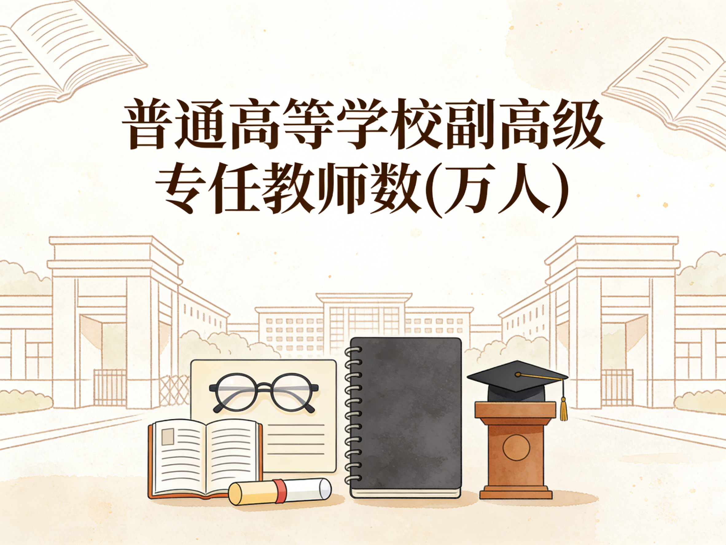 2006-2024年中国普通高等学校副高级专任教师数数据集