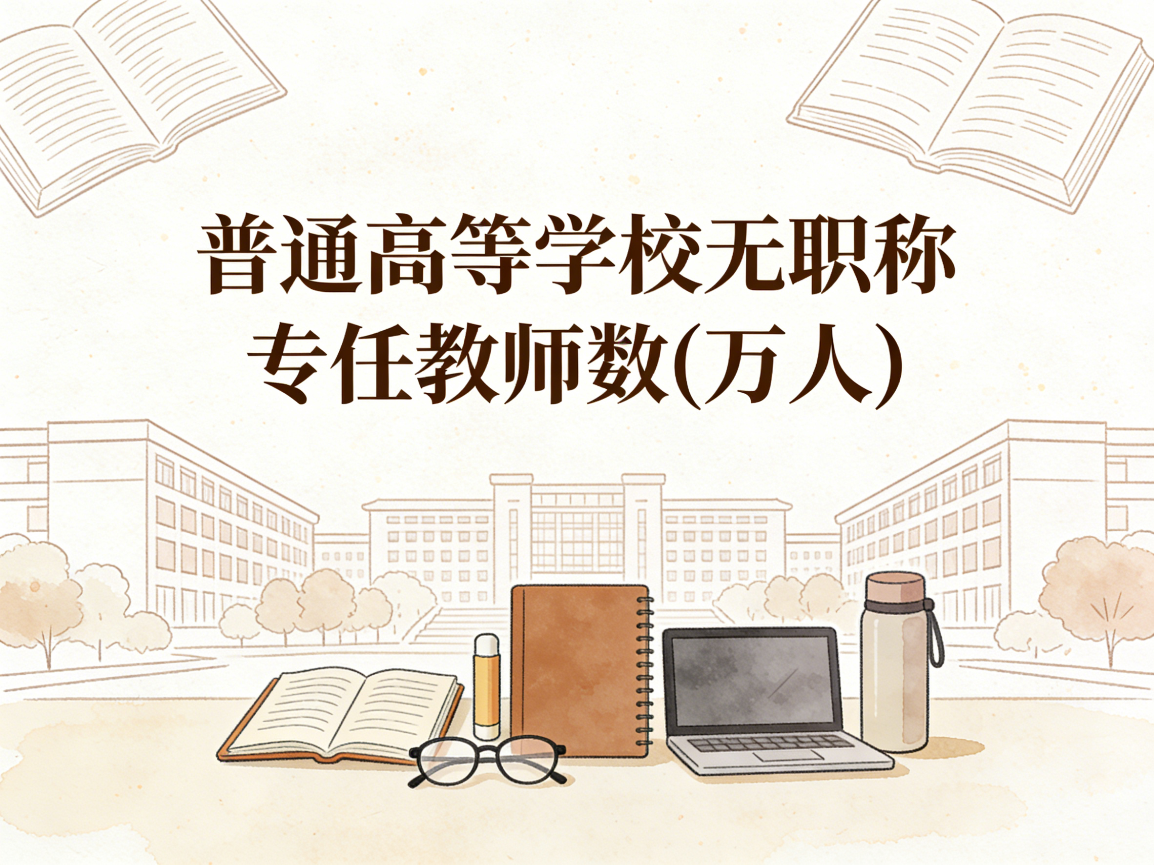 2006-2024年中国普通高等学校无职称专任教师数数据集