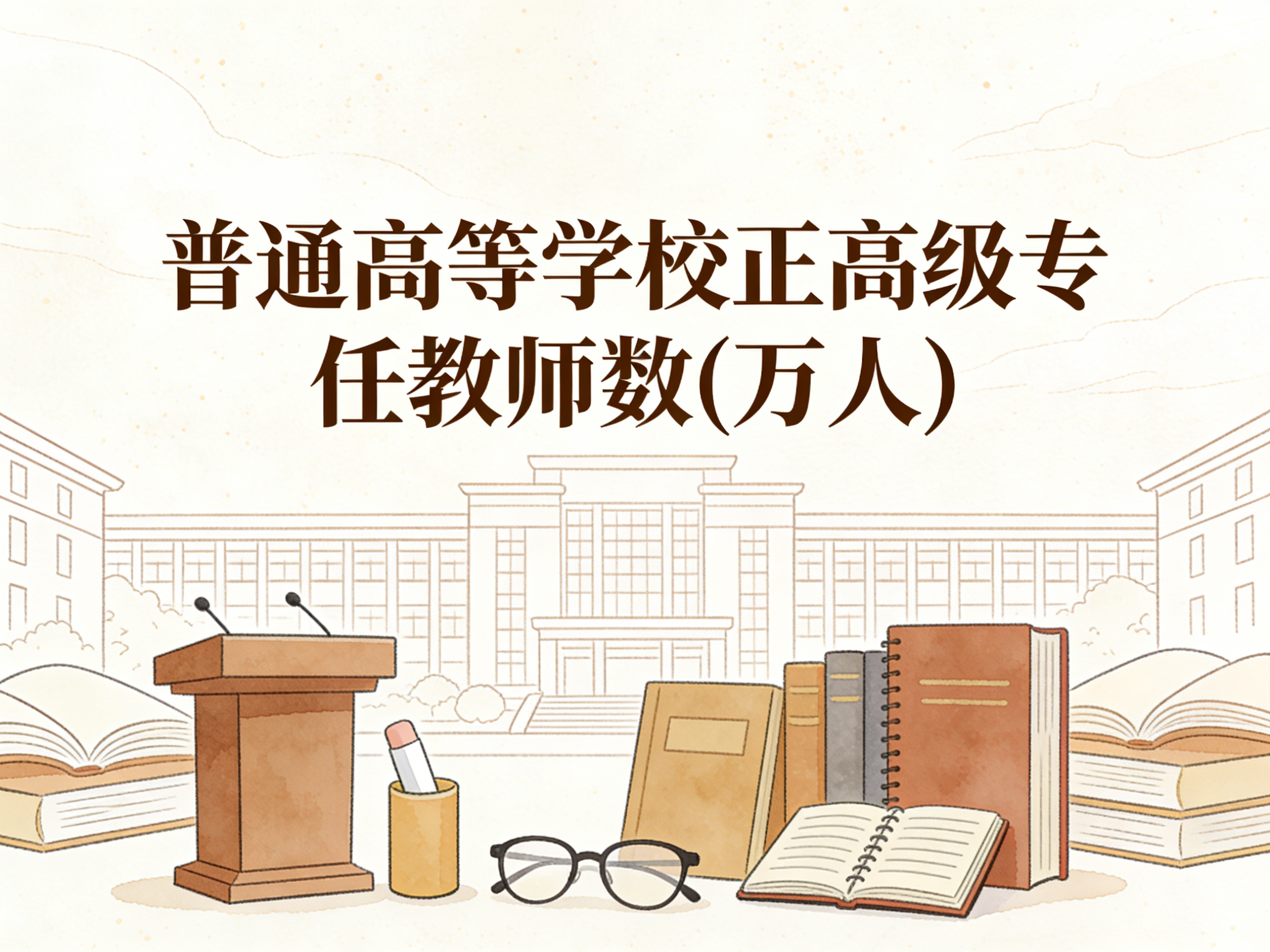 2006-2024年中国普通高等学校正高级专任教师数数据集