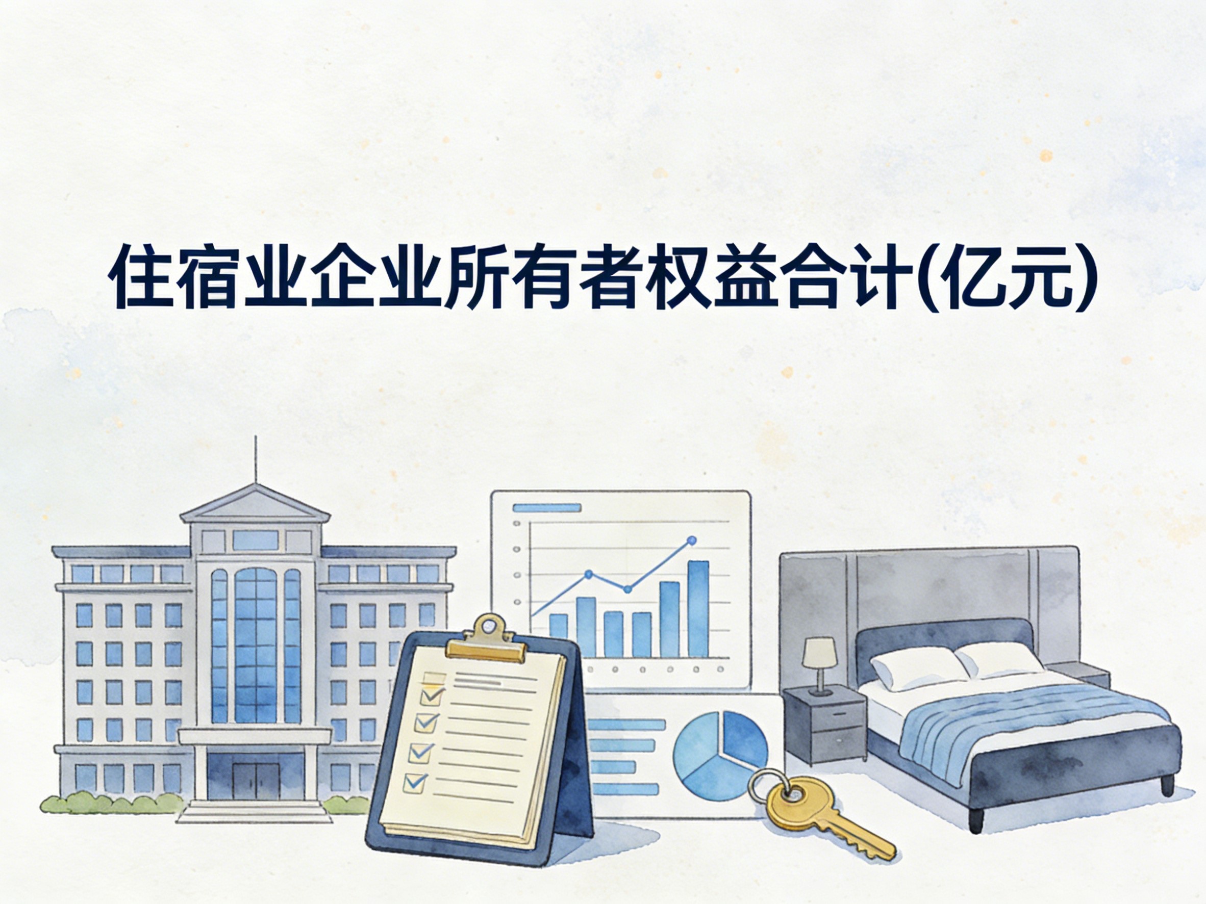 2008-2024年中国住宿业企业所有者权益合计数据集