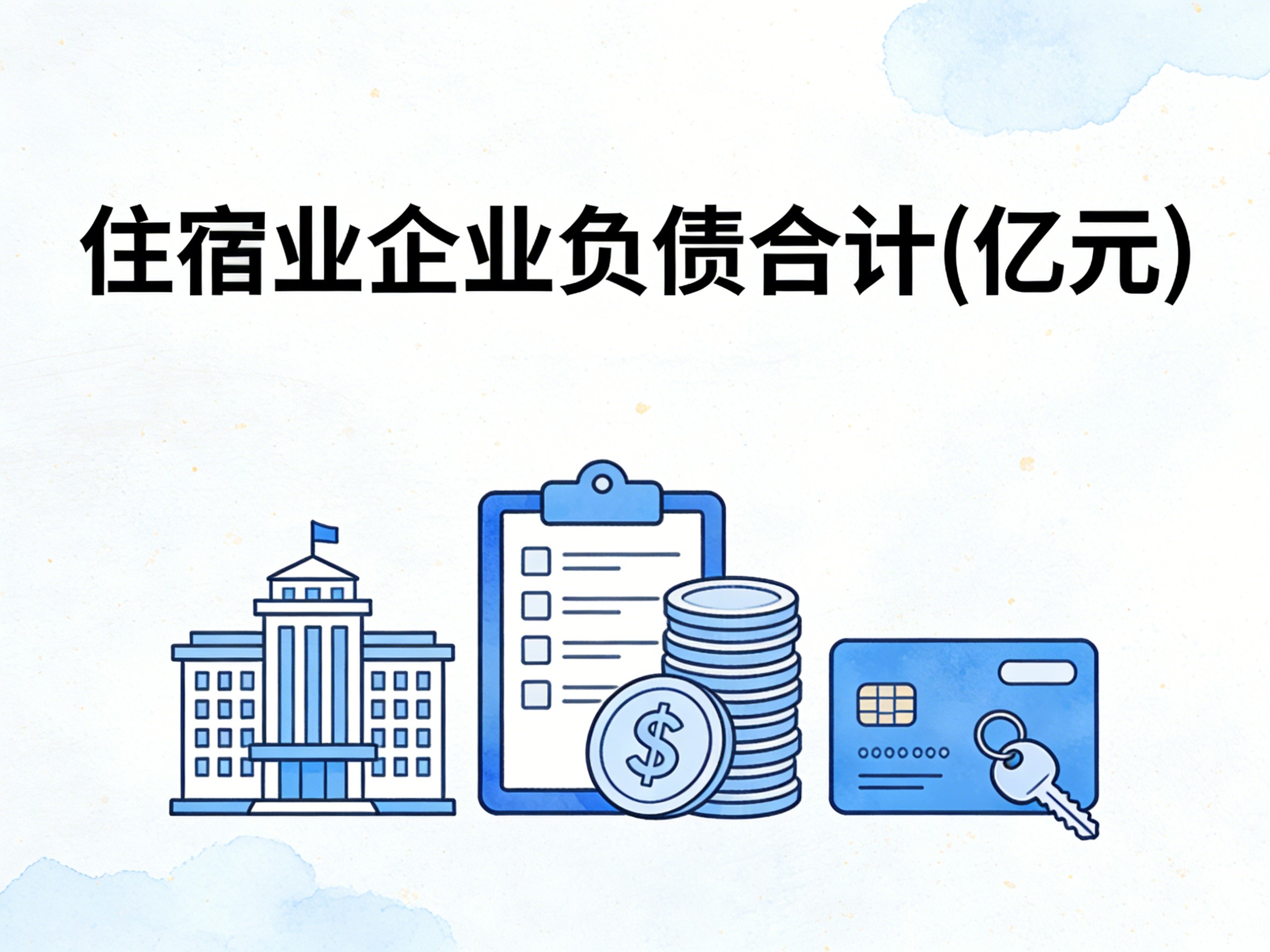 2008-2024年中国住宿业企业负债合计数据集