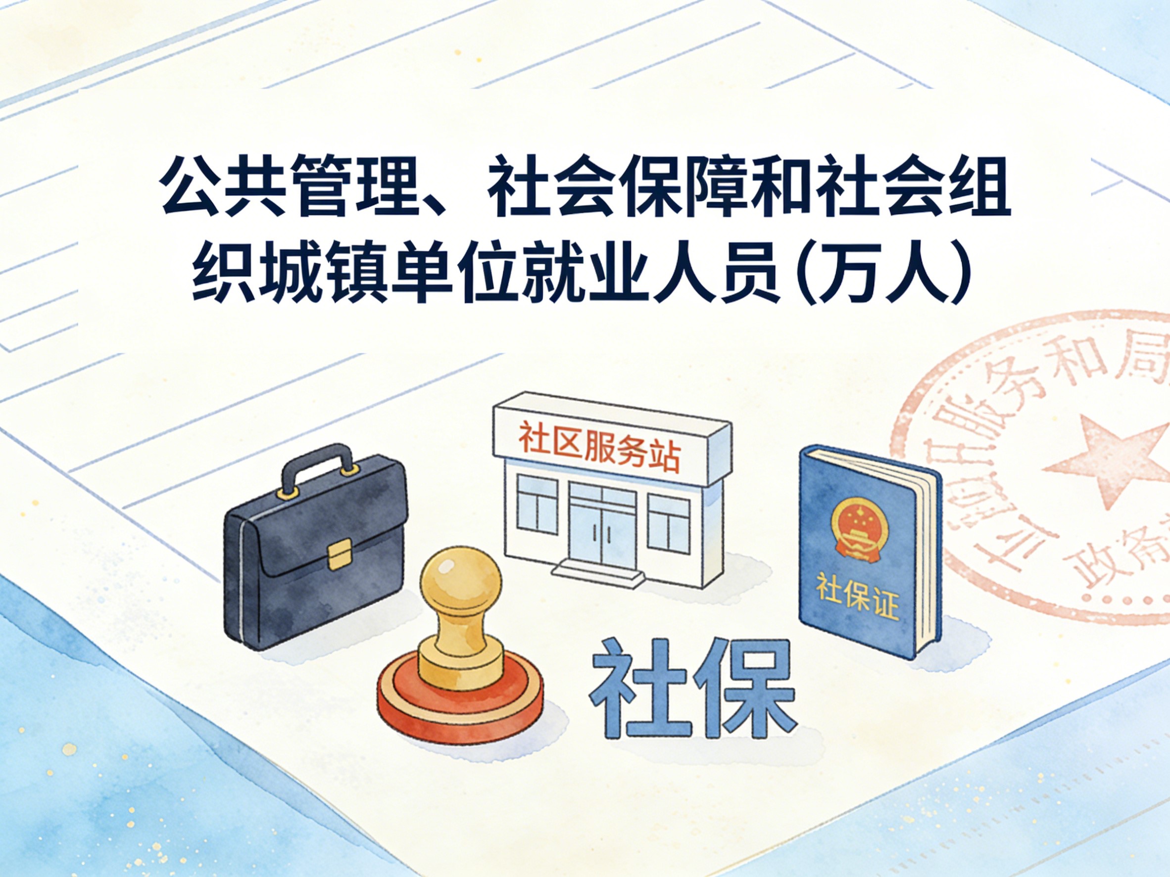 2008-2024年中国公共管理、社会保障和社会组织城镇单位就业人员数据集