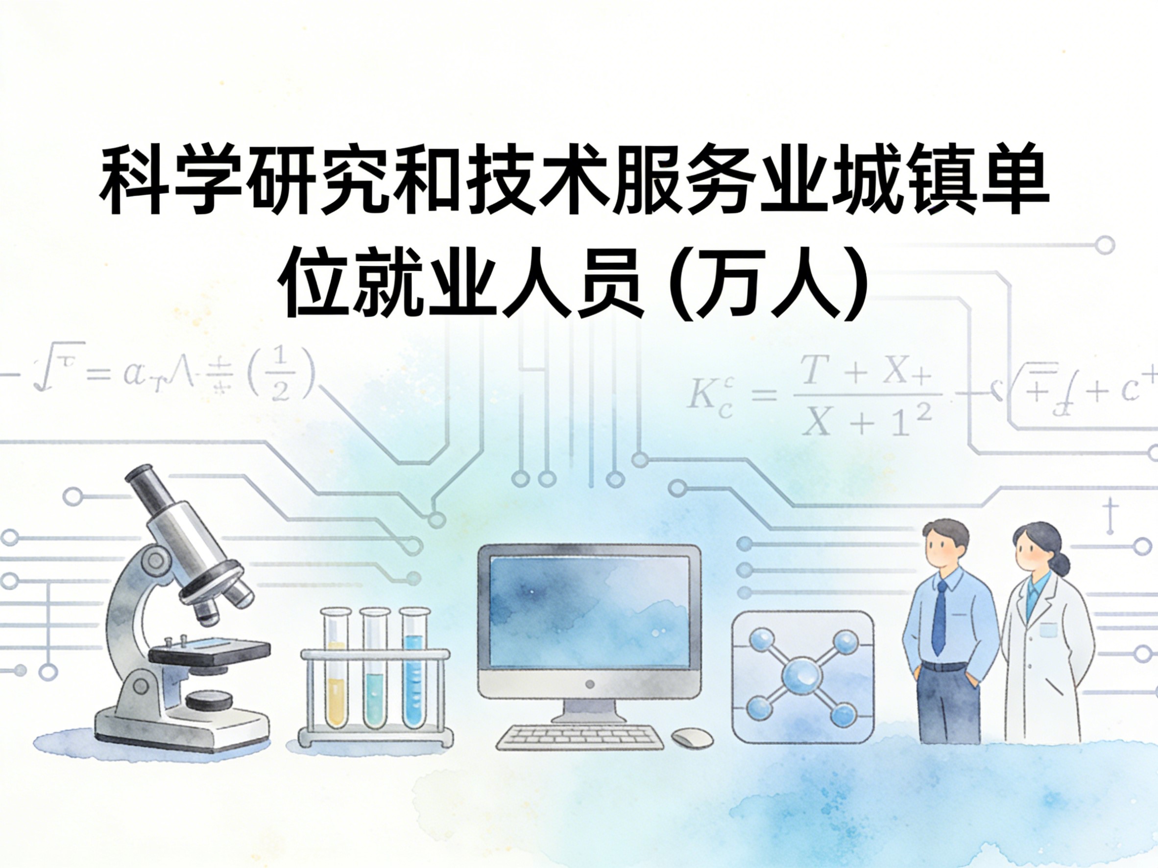 2008-2024年中国科学研究和技术服务业城镇单位就业人员数据集