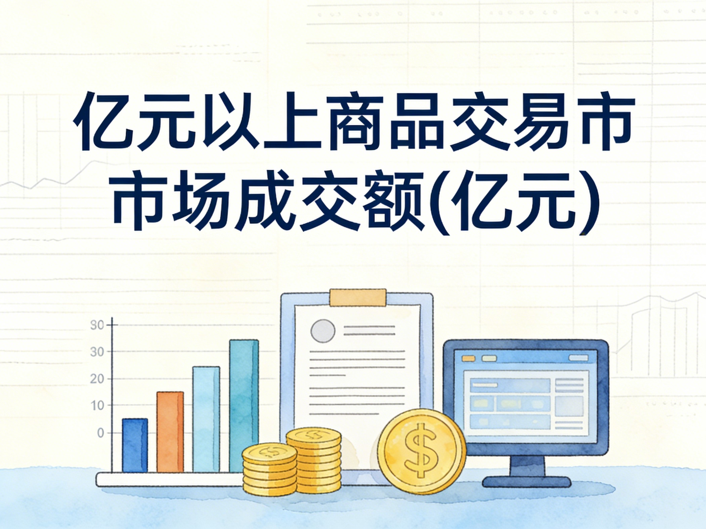 2008-2024年中国亿元以上商品交易市场成交额数据集