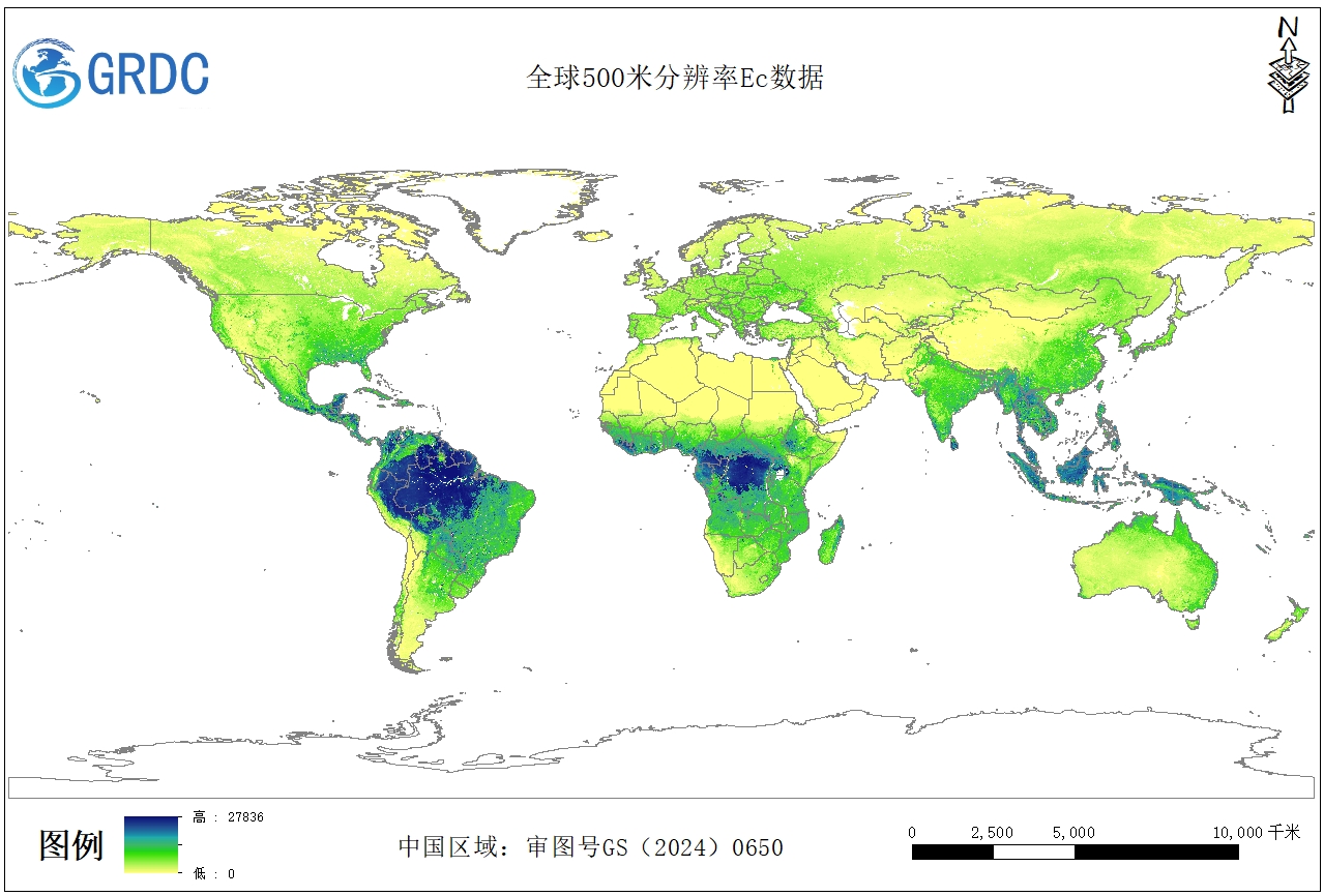 全球PM_V2逐年500米分辨率Ec数据集(2000-2024)