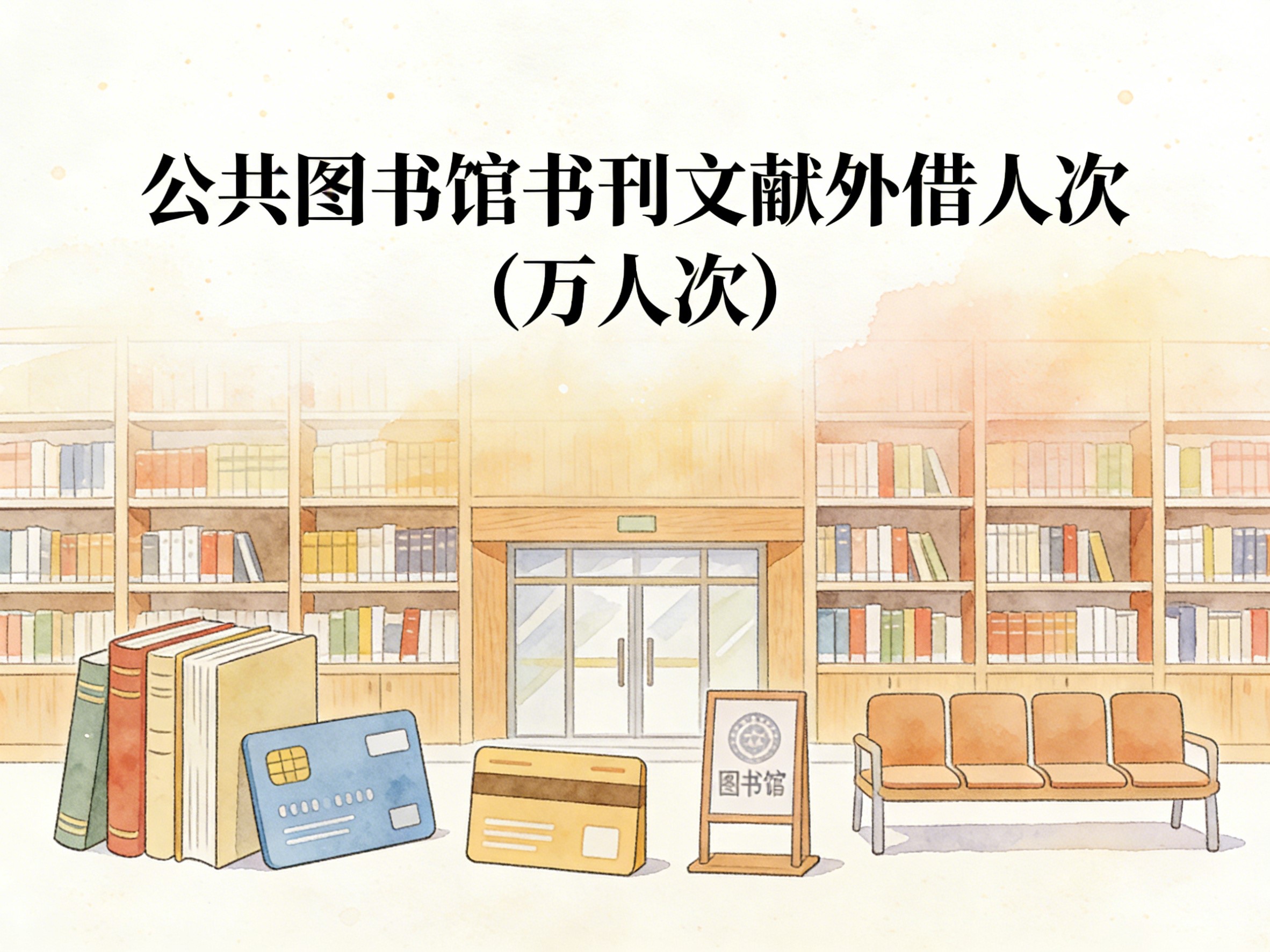 2008-2024年中国公共图书馆书刊文献外借人次数据集
