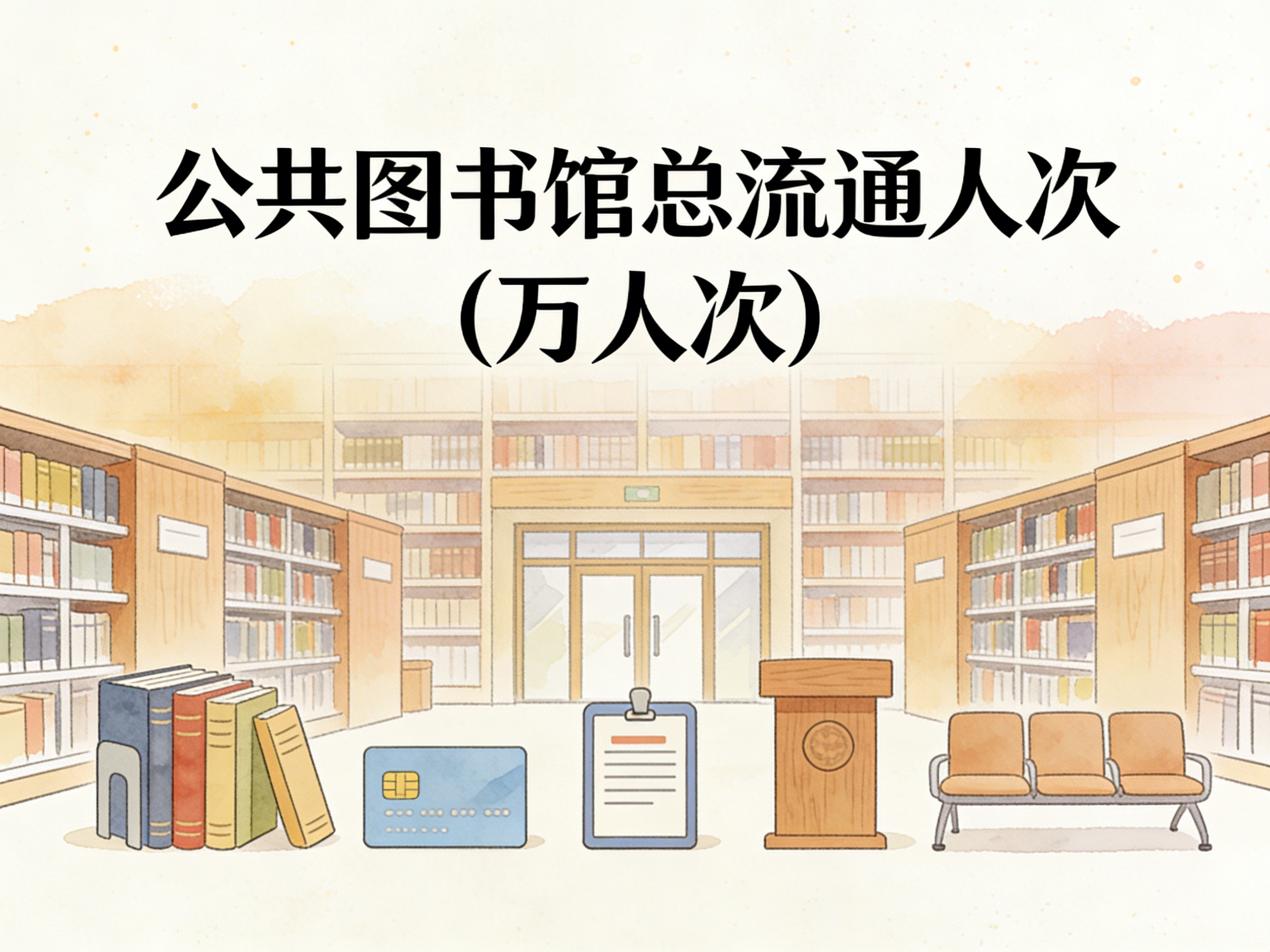 2008-2024年中国公共图书馆总流通人次数据集