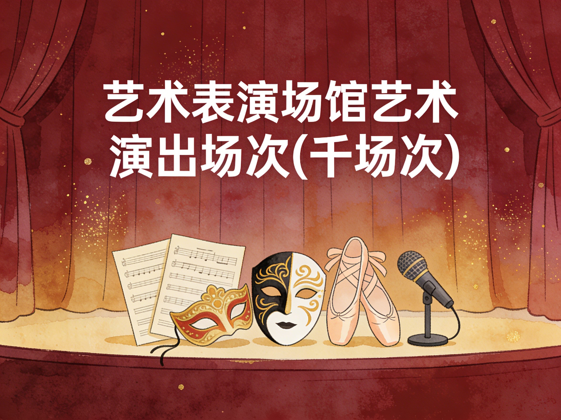 2008-2024年中国艺术表演场馆艺术演出场次数据集