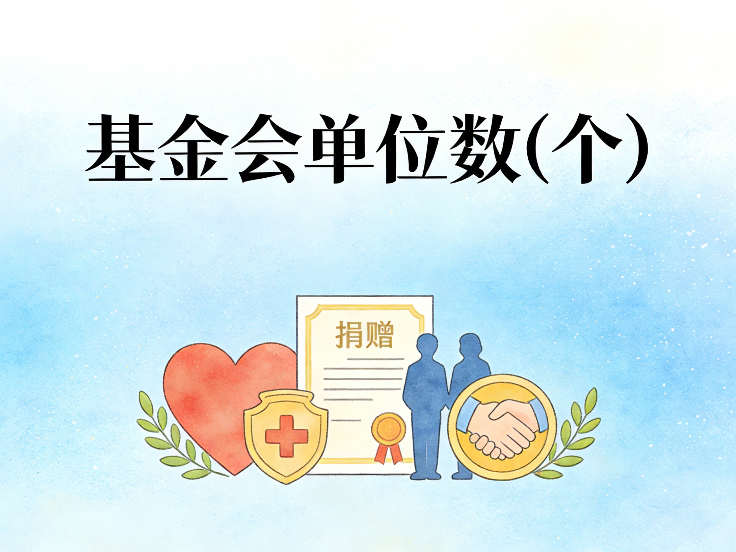 2008-2024年中国基金会单位数数据集