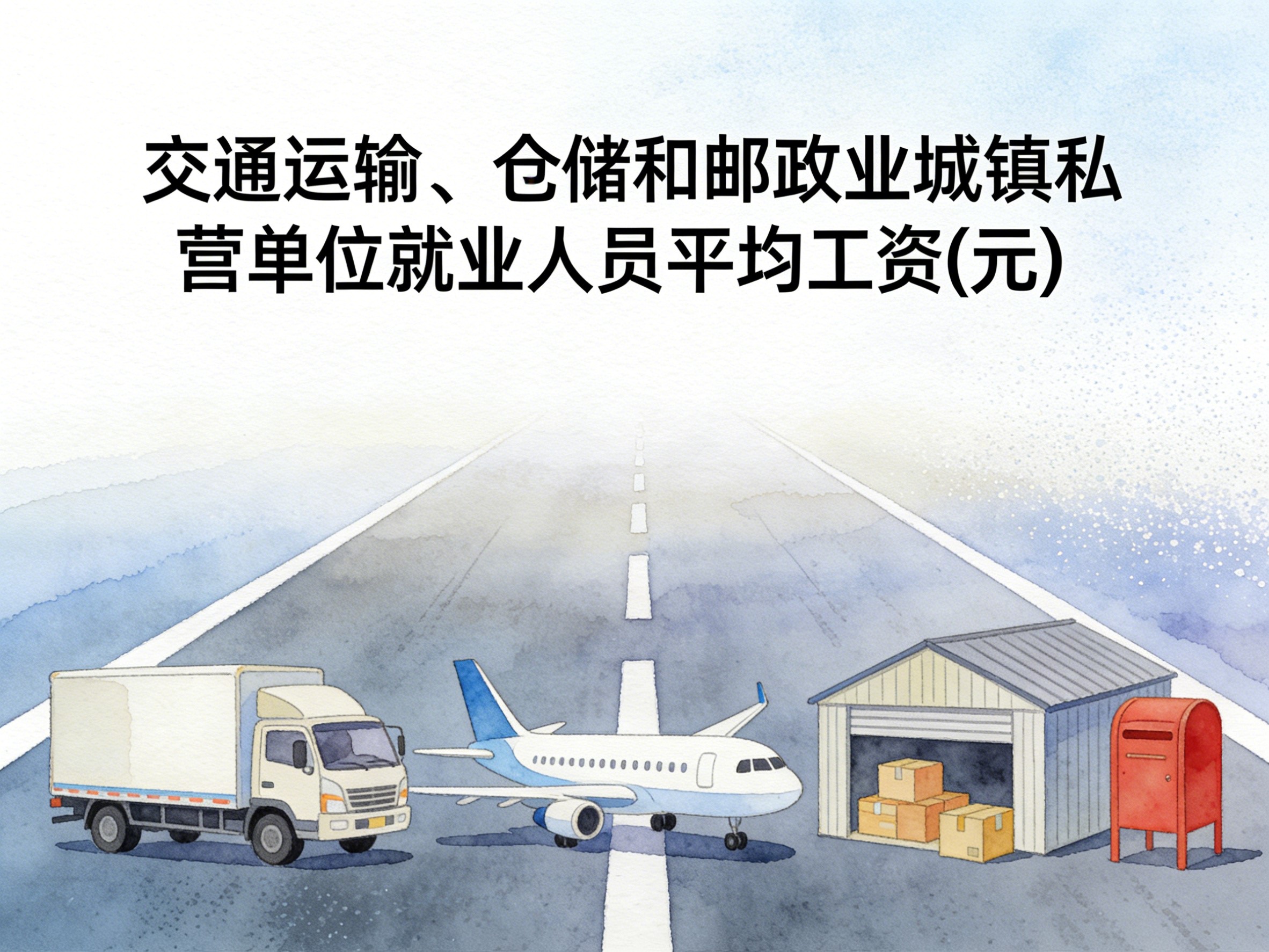 2009-2024年中国交通运输、仓储和邮政业城镇私营单位就业人员平均工资数据集
