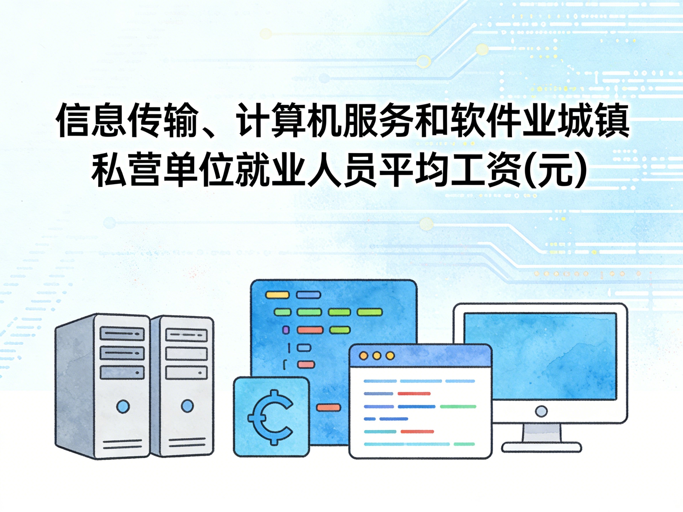 2009-2024年中国信息传输、计算机服务和软件业城镇私营单位就业人员平均工资数据集