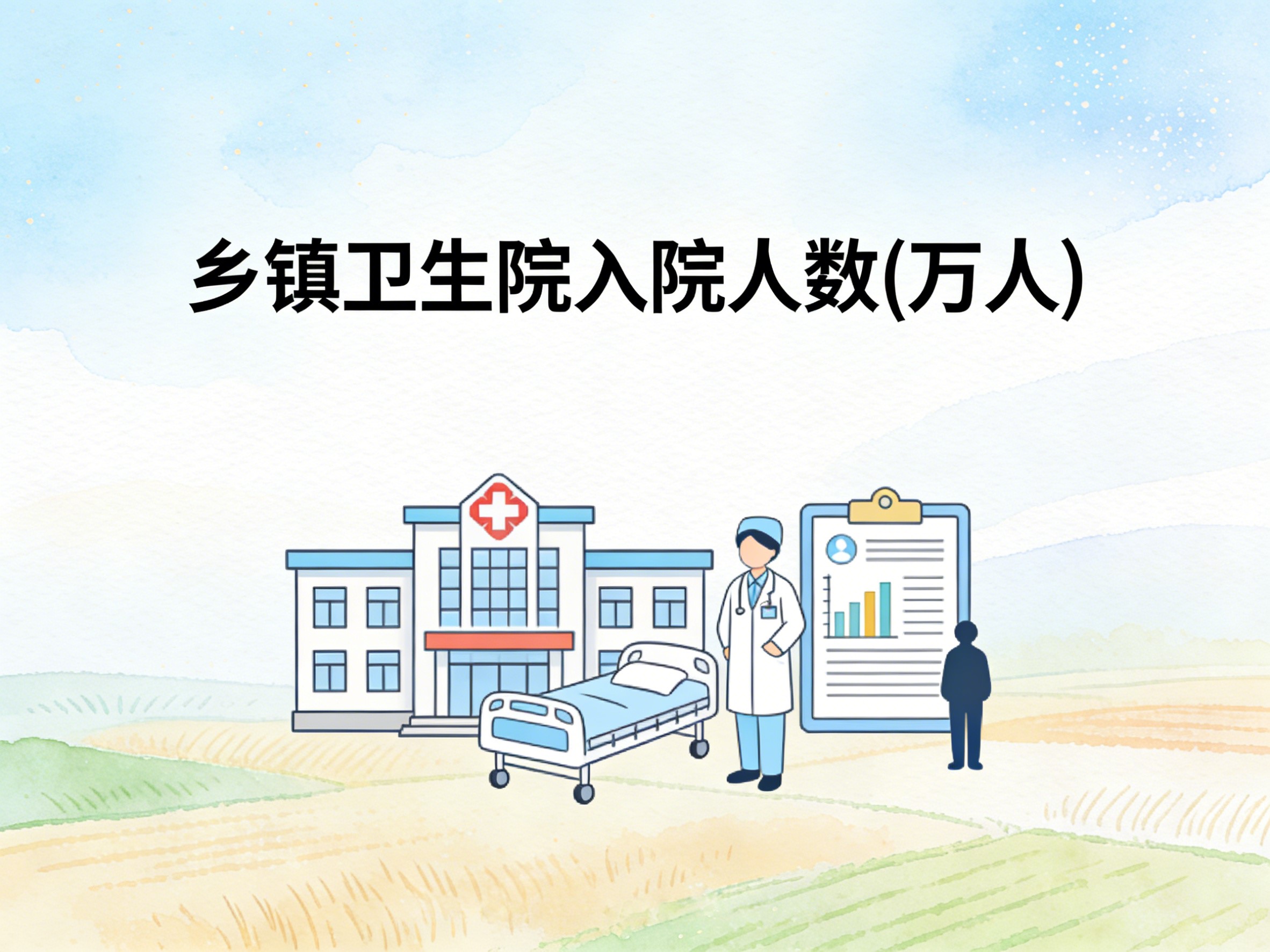 2010-2024年中国乡镇卫生院入院人数数据集