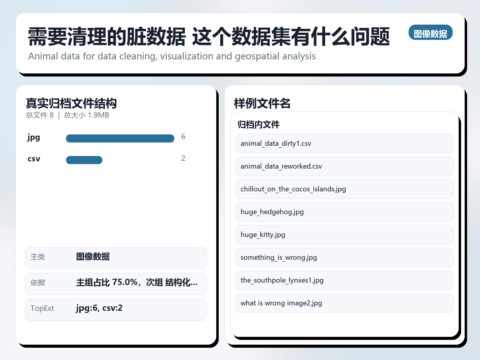 需要清理的脏数据 这个数据集有什么问题