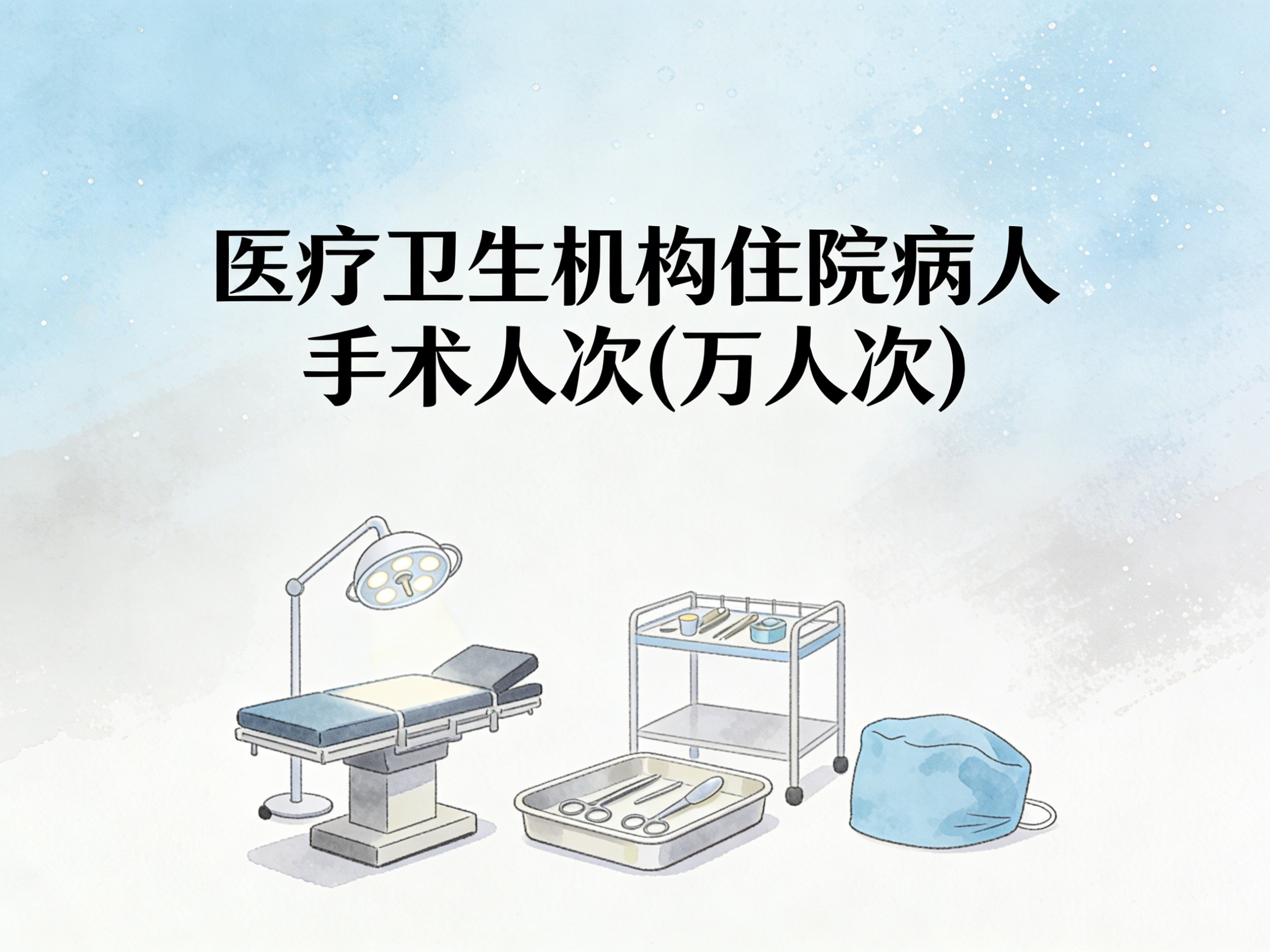 2010-2024年中国医疗卫生机构住院病人手术人次数据集