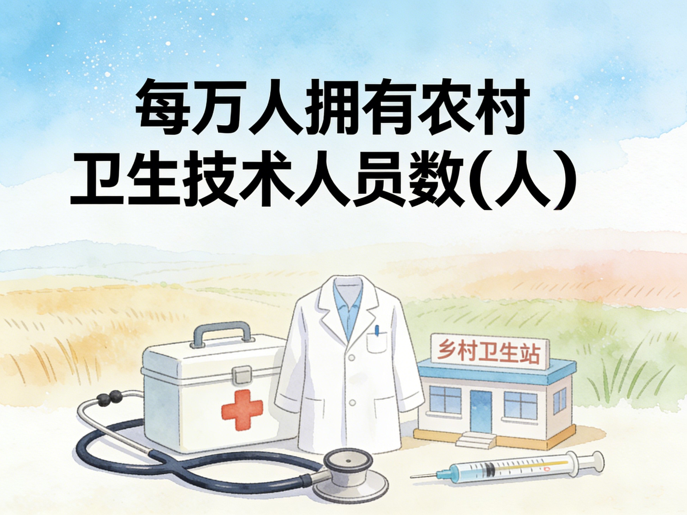 2010-2024年中国每万人拥有农村卫生技术人员数数据集