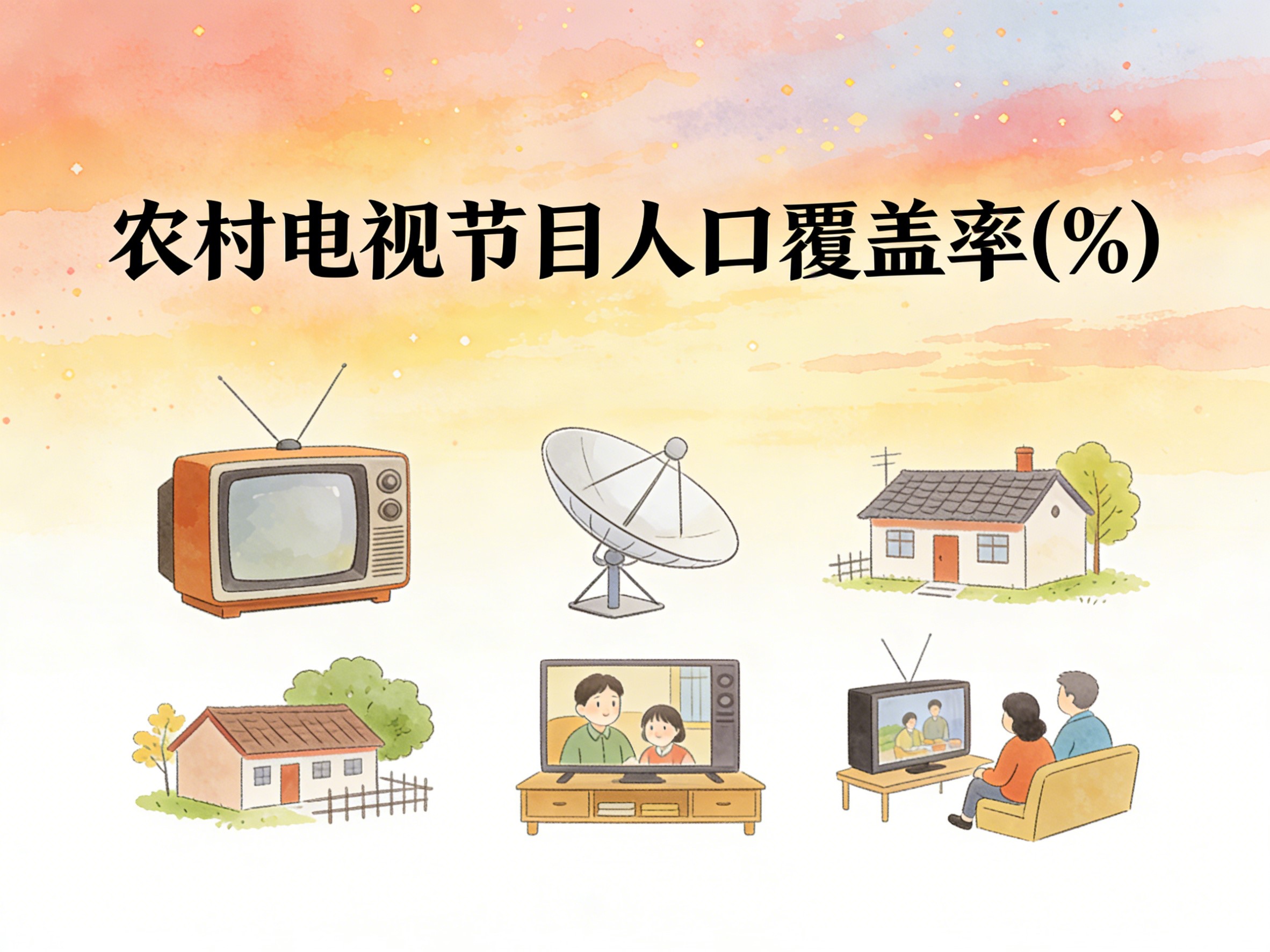 2010-2024年中国农村电视节目人口覆盖率数据集