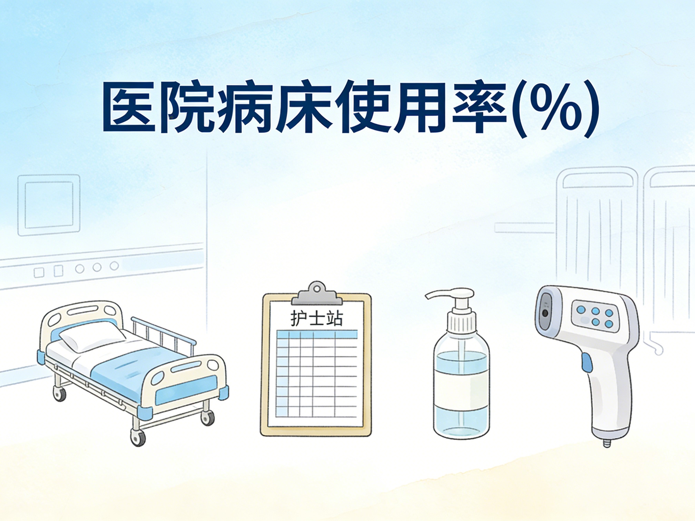 2010-2024年中国医院病床使用率数据集