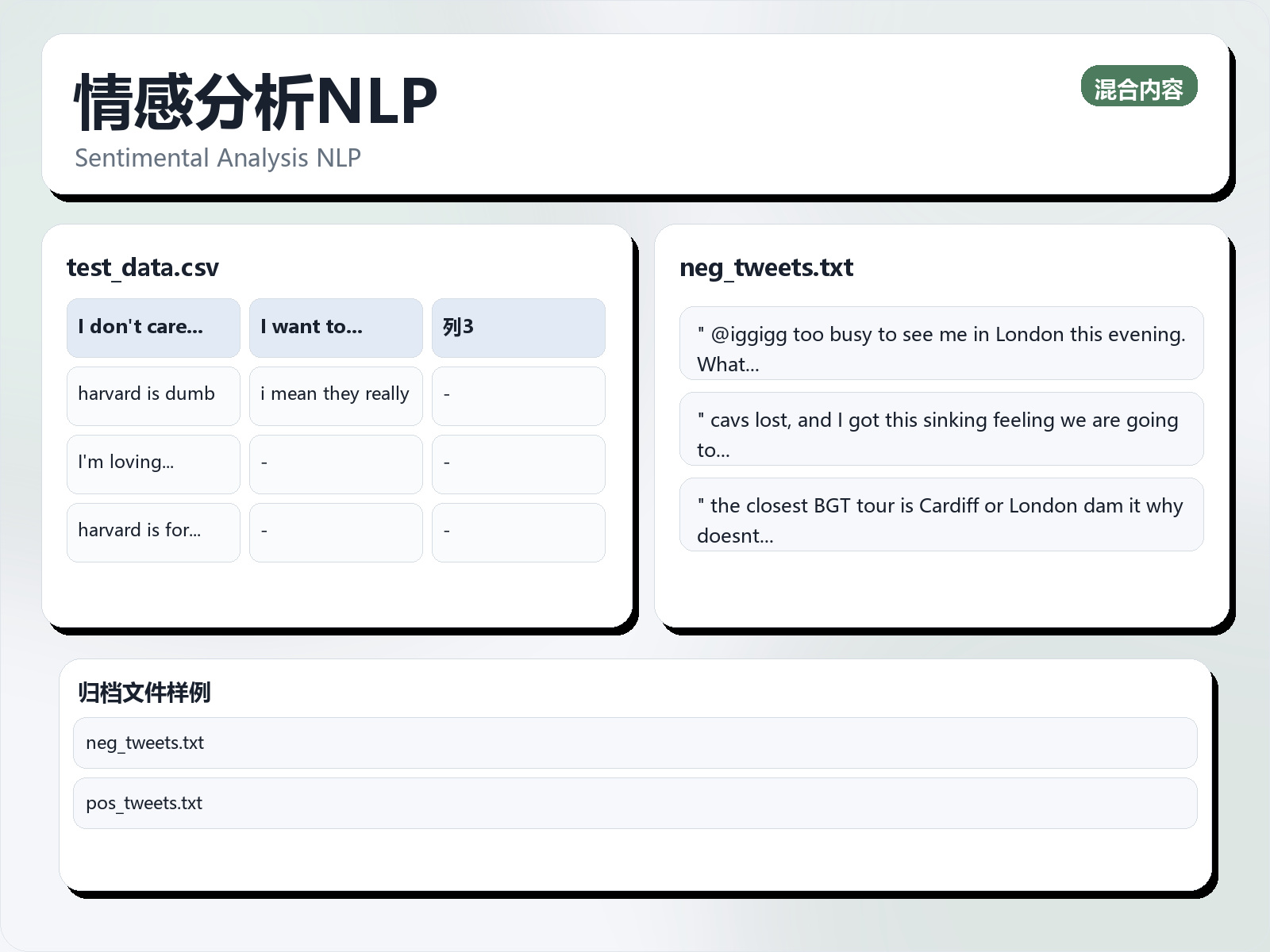 情感分析NLP