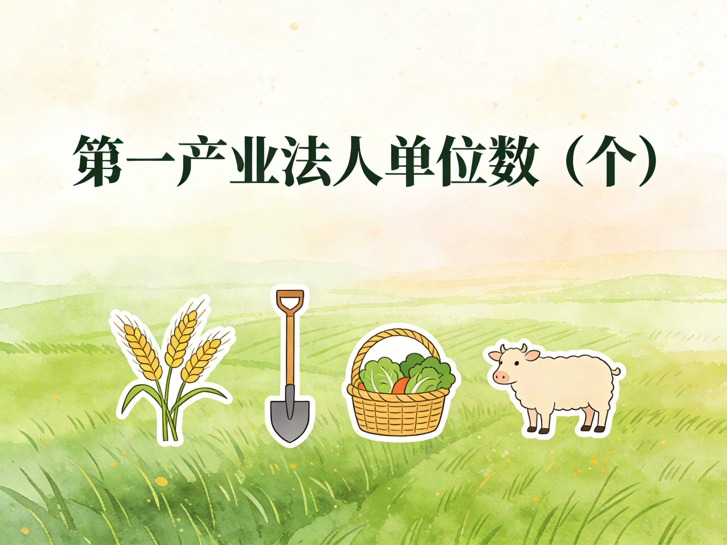 2010-2024年中国第一产业法人单位数数据集