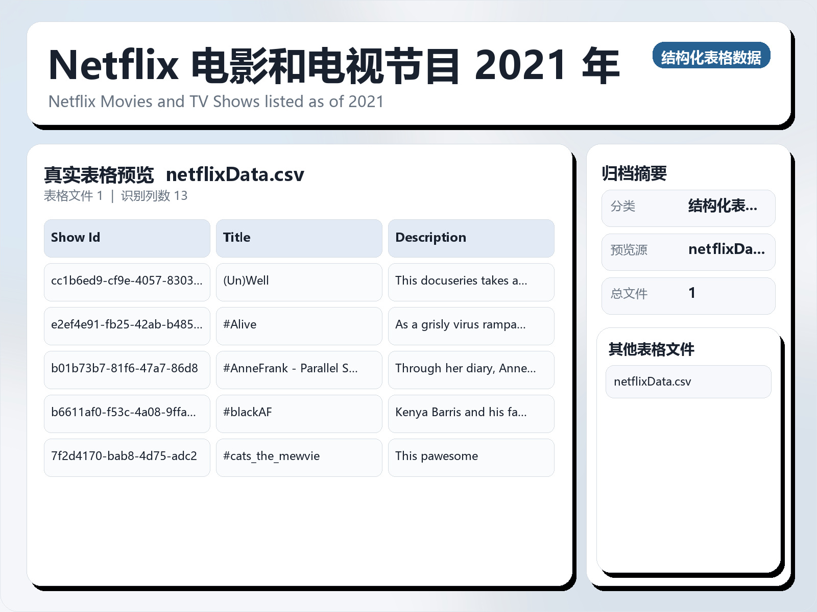 Netflix 电影和电视节目 2021 年