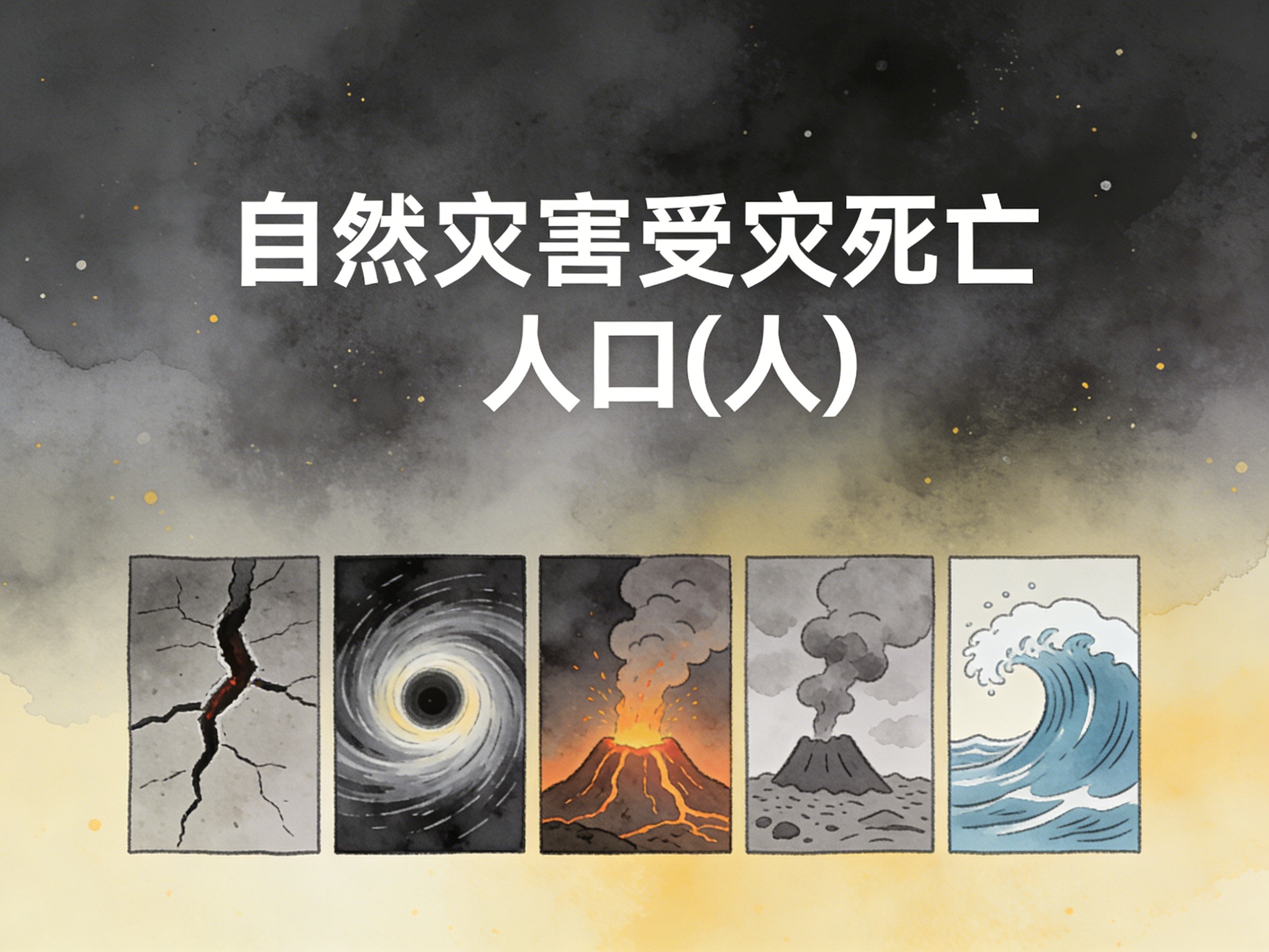 2010-2024年中国自然灾害受灾死亡人口数据集