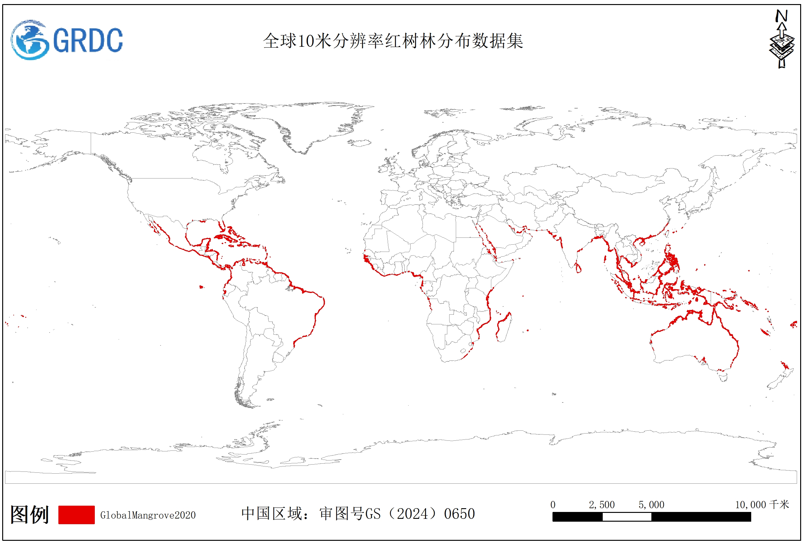 2020年全球10米分辨率红树林分布数据集