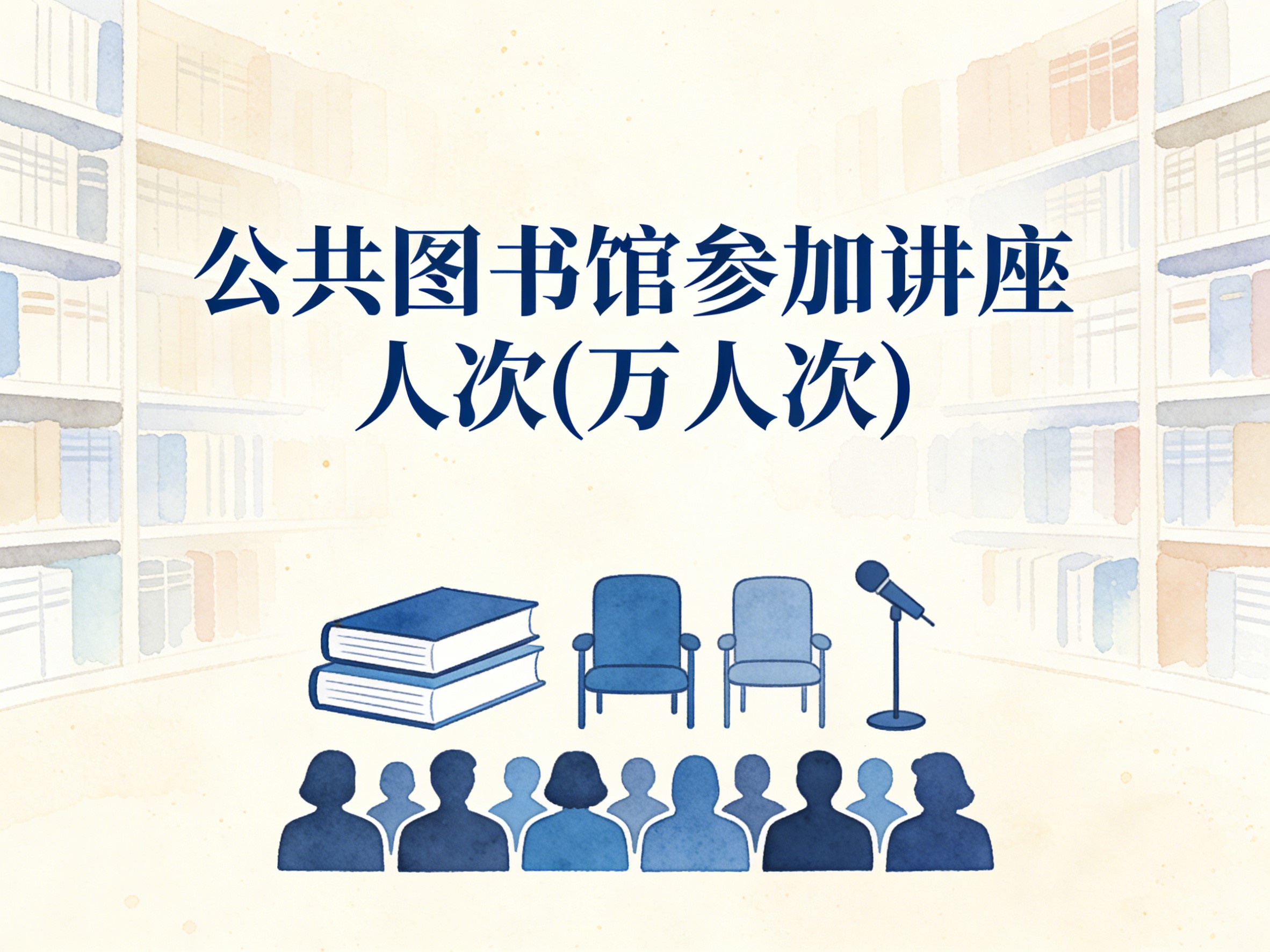 2011-2024年中国公共图书馆参加讲座人次数据集