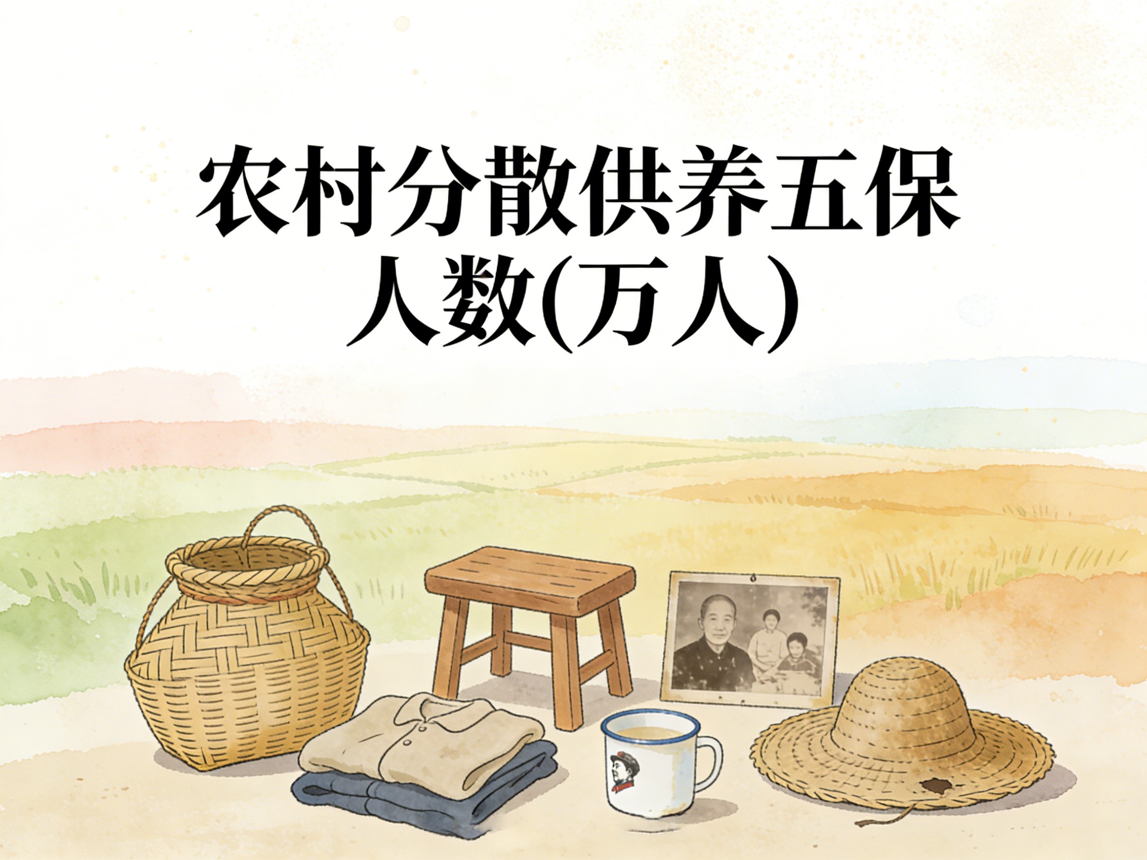 2011-2024年中国农村分散供养五保人数数据集