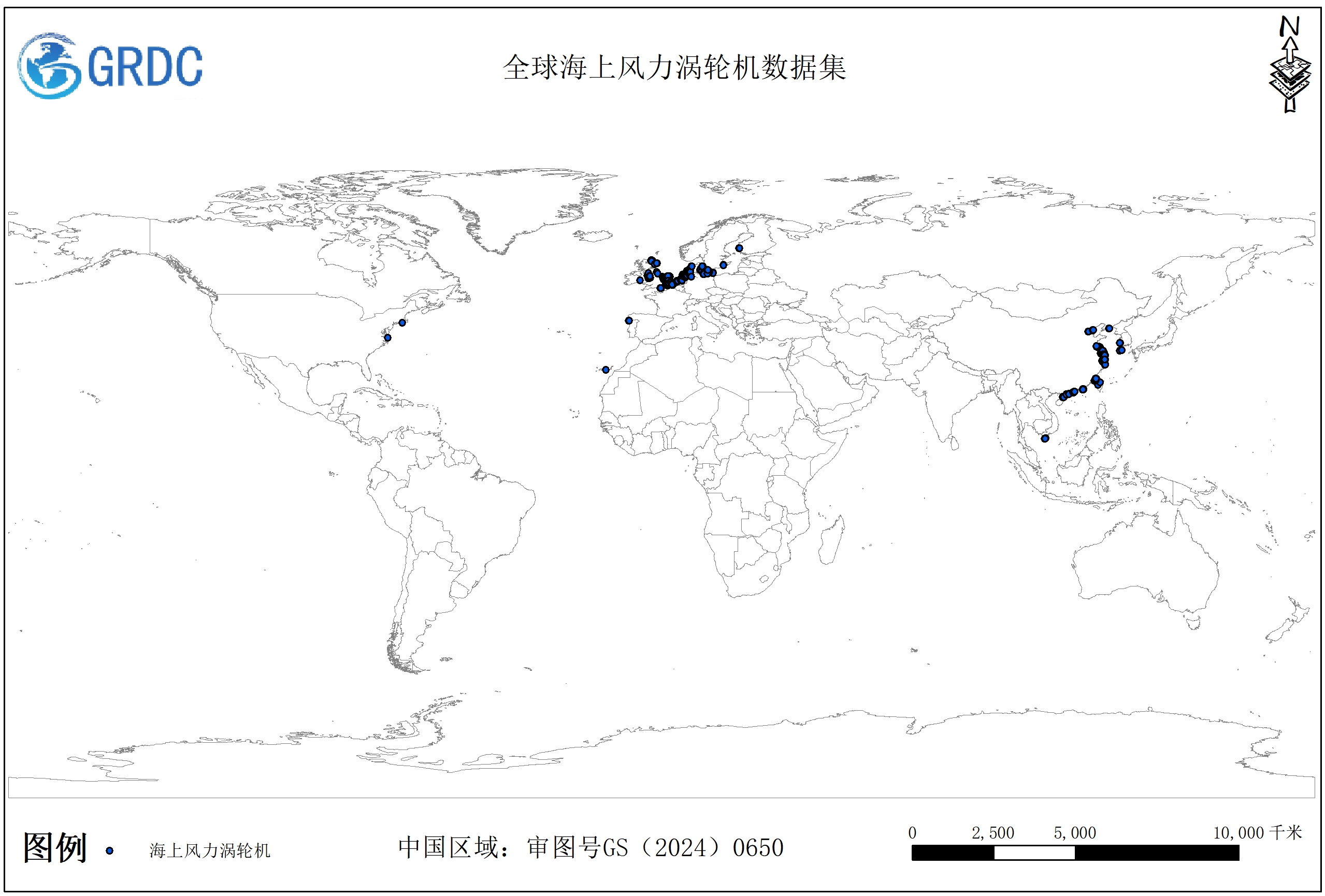 2016-2021年全球海上风力涡轮机数据集