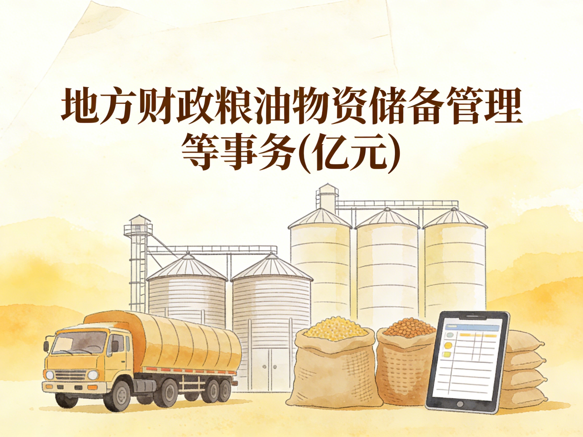 2011-2024年中国地方财政粮油物资储备管理等事务数据集