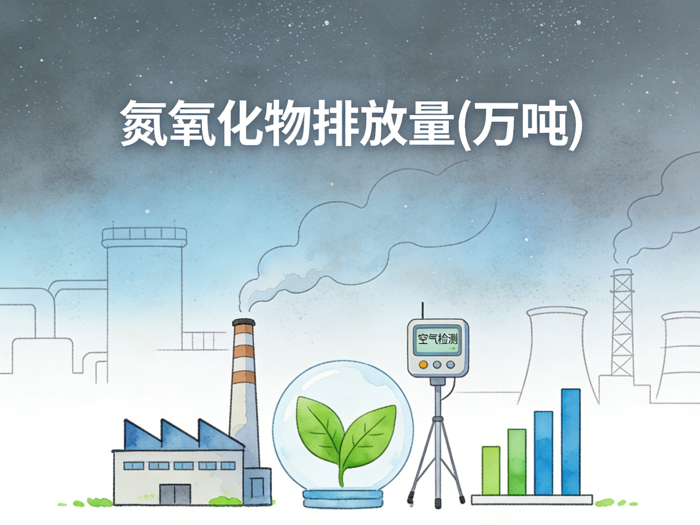 2011-2024年中国氮氧化物排放量数据集