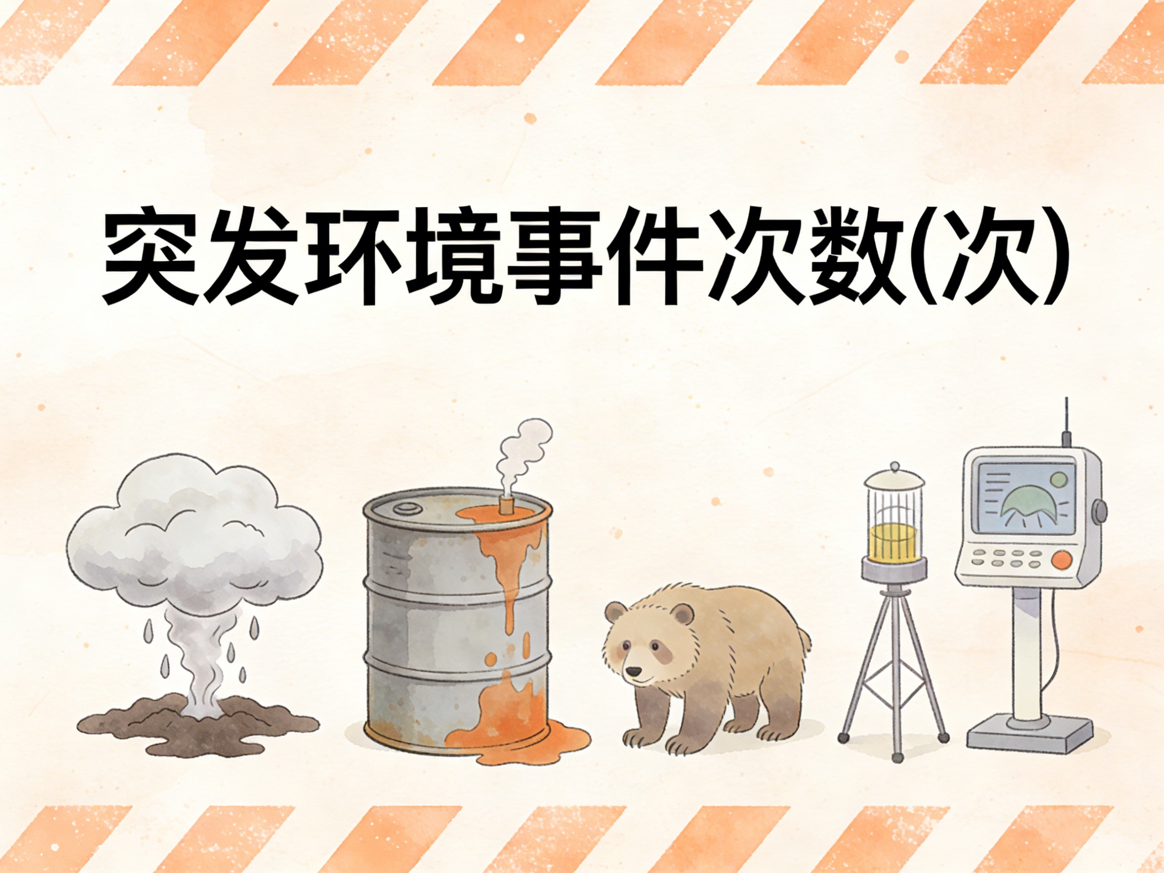 2011-2024年中国突发环境事件次数数据集