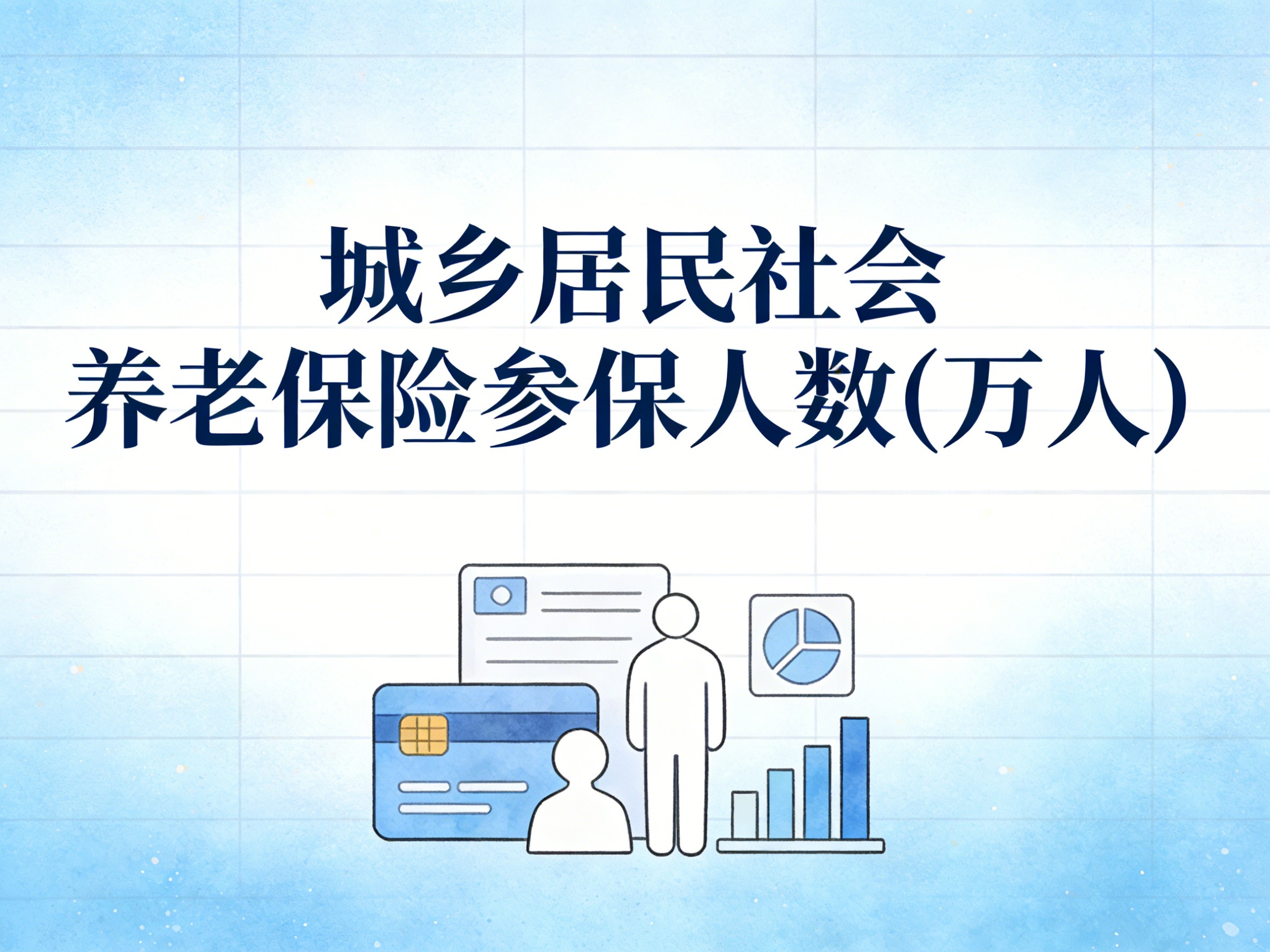 2012-2024年中国城乡居民社会养老保险参保人数数据集