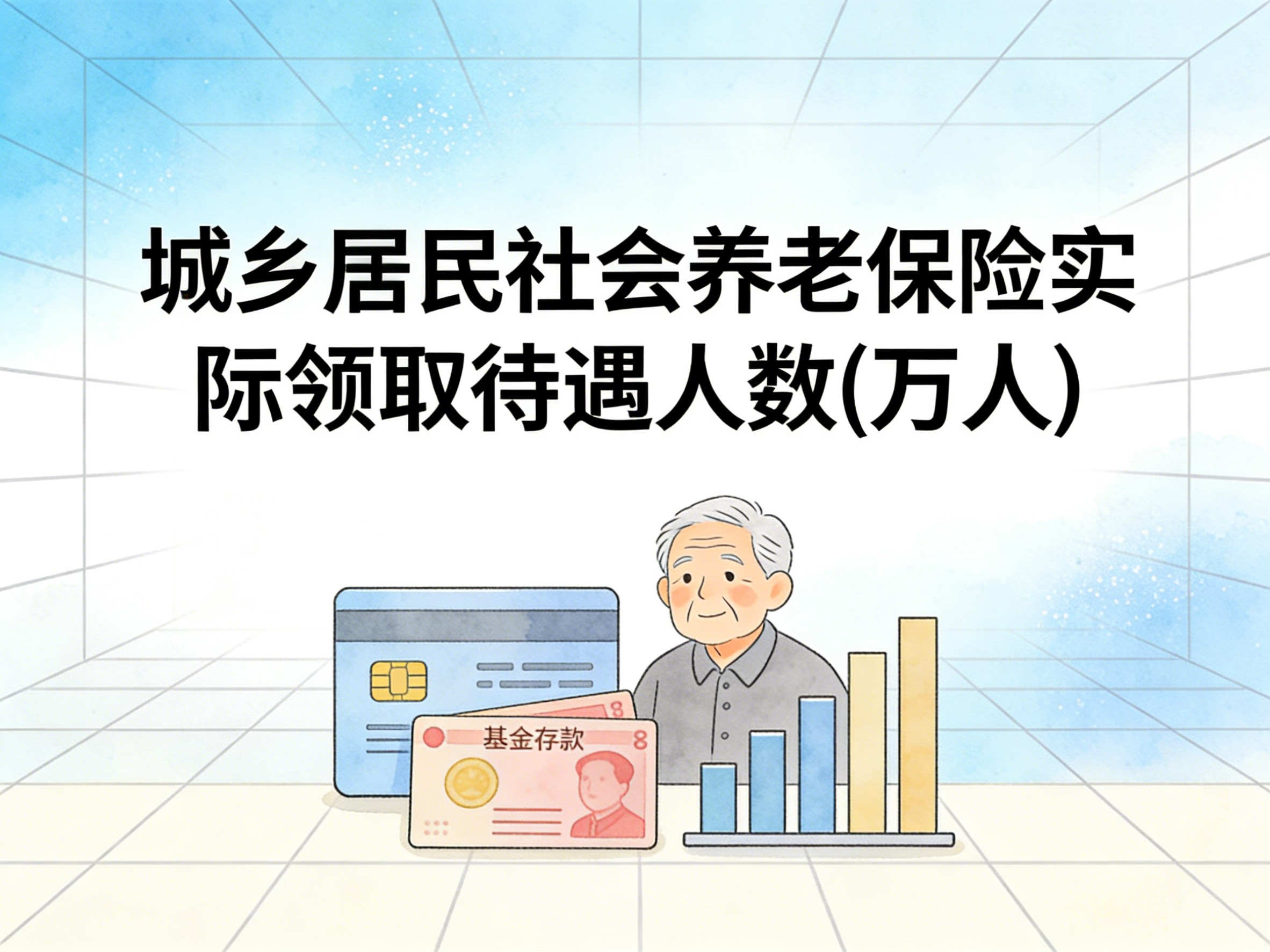 2012-2024年中国城乡居民社会养老保险实际领取待遇人数数据集