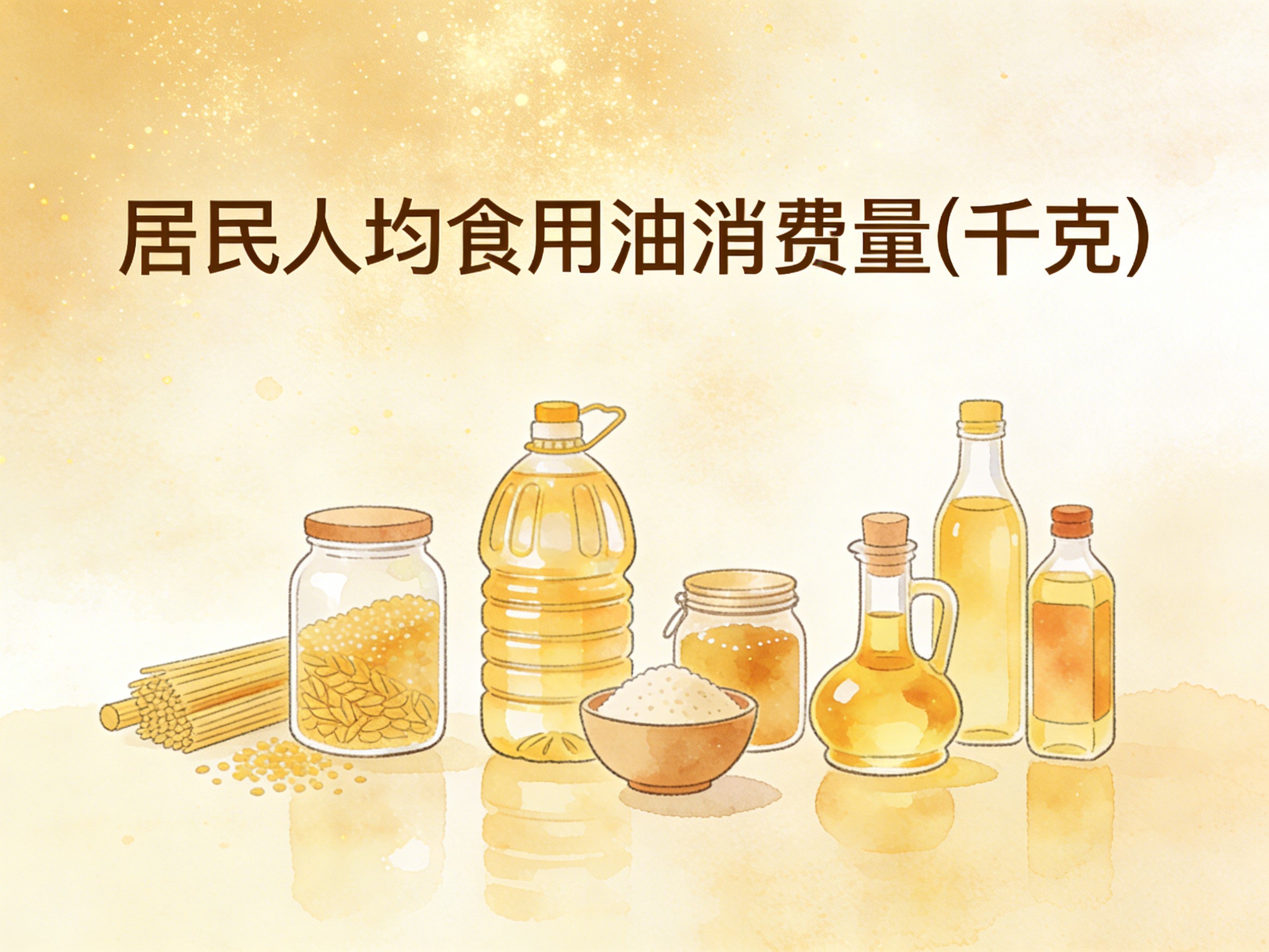 2015-2024年中国居民人均食用油消费量数据集