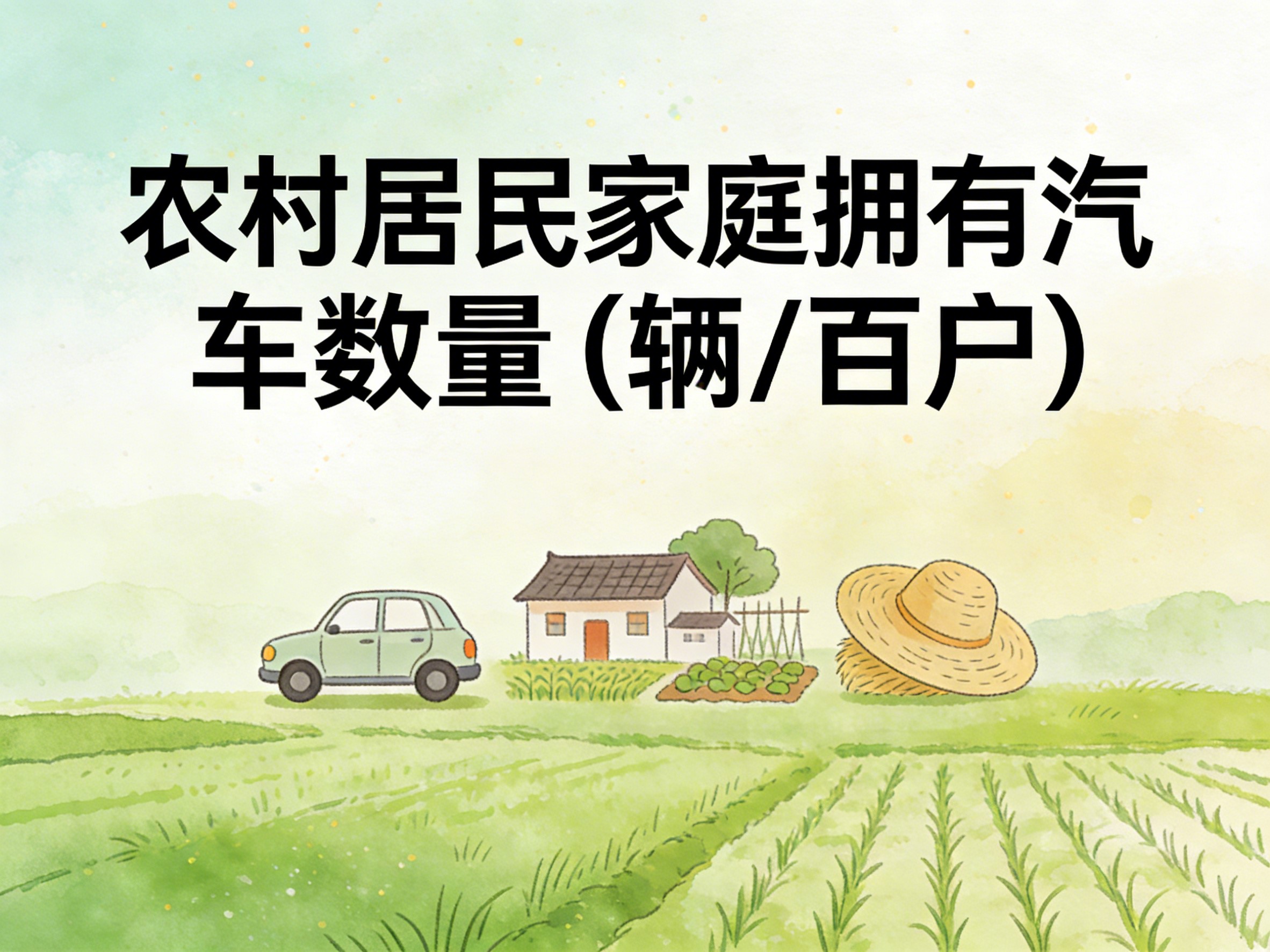 1985-2012年中国农村居民家庭拥有汽车数量数据集