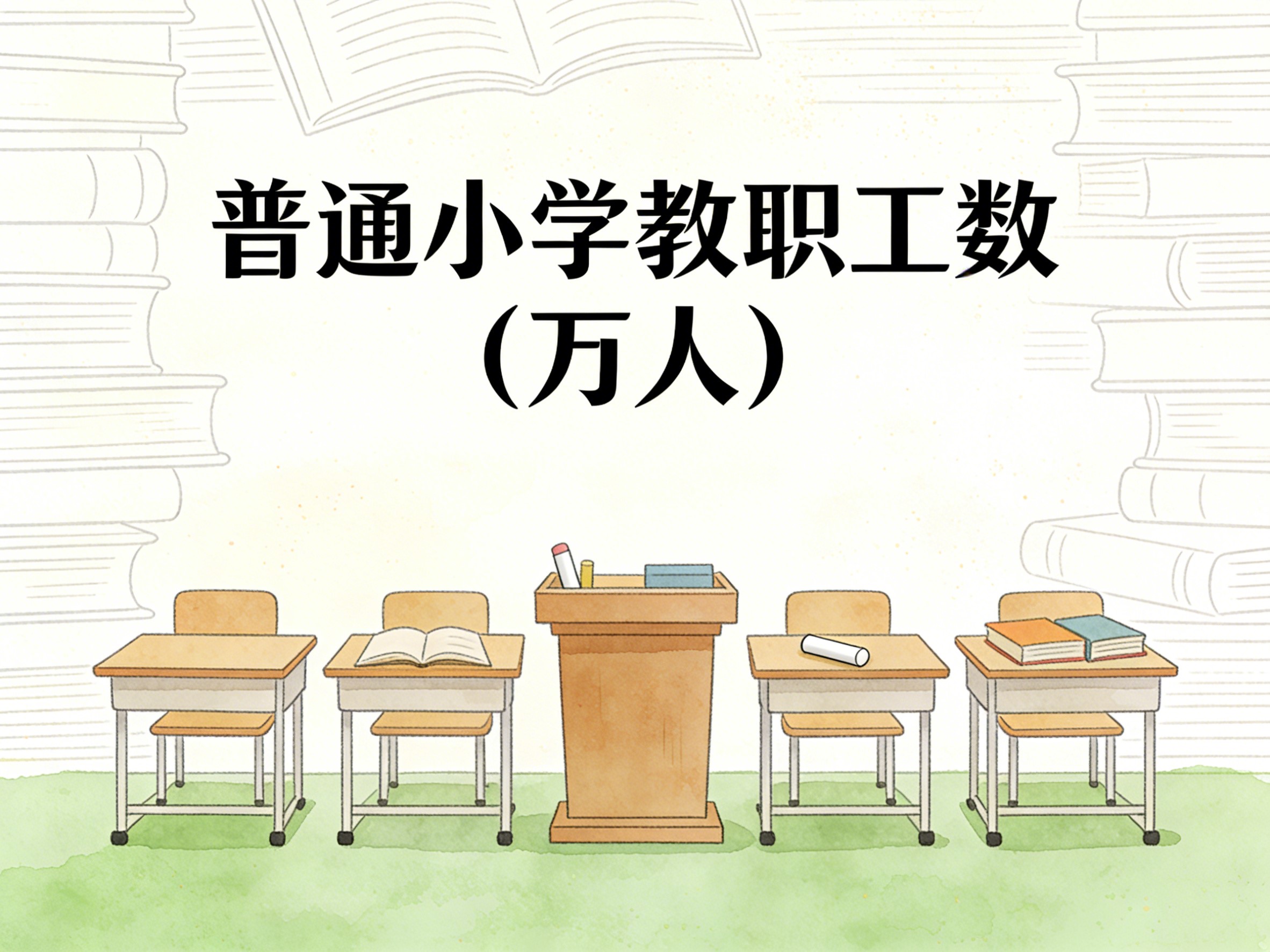 1987-2014年中国普通小学教职工数数据集