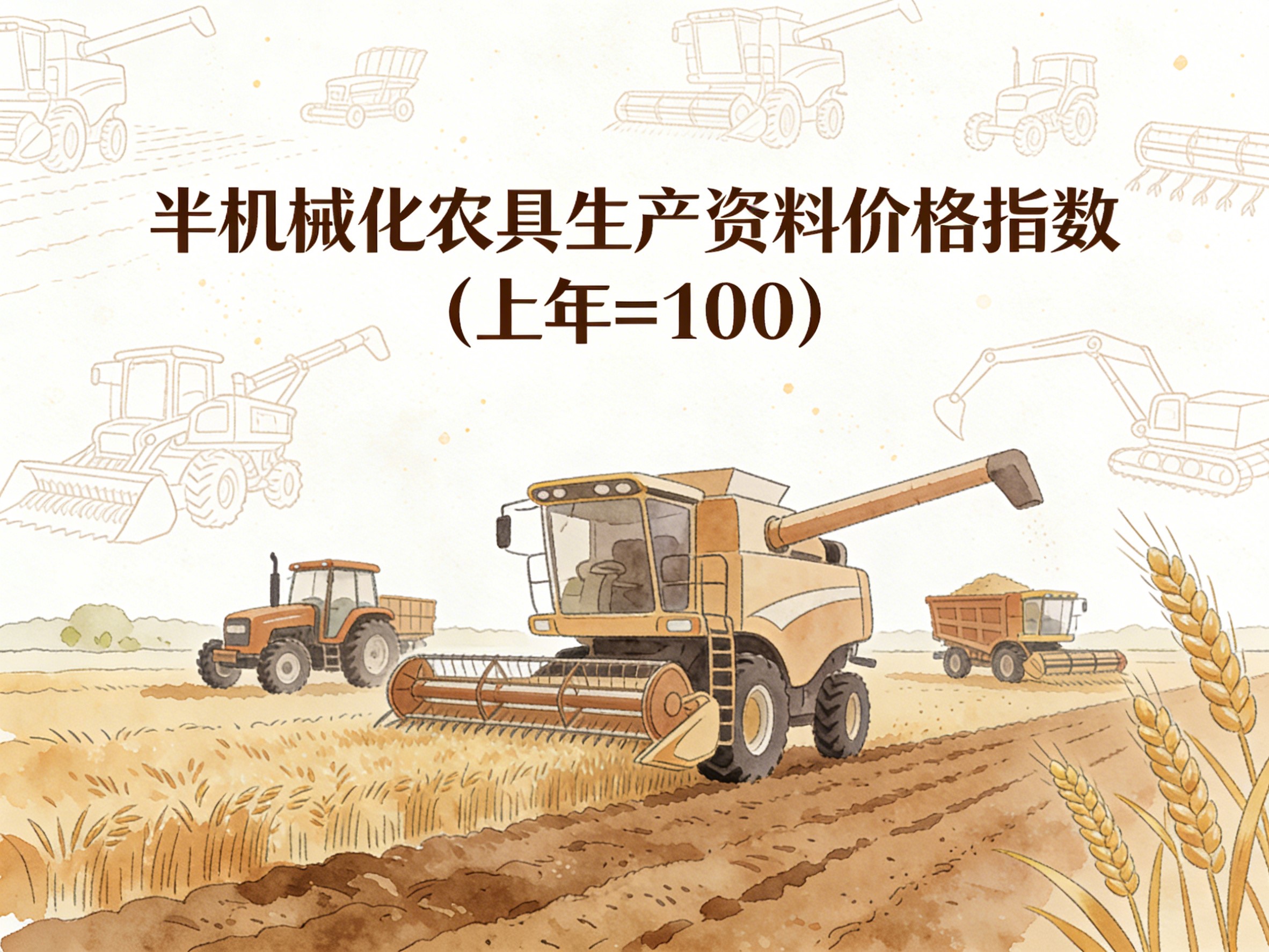 1994-2020年中国半机械化农具生产资料价格指数数据集