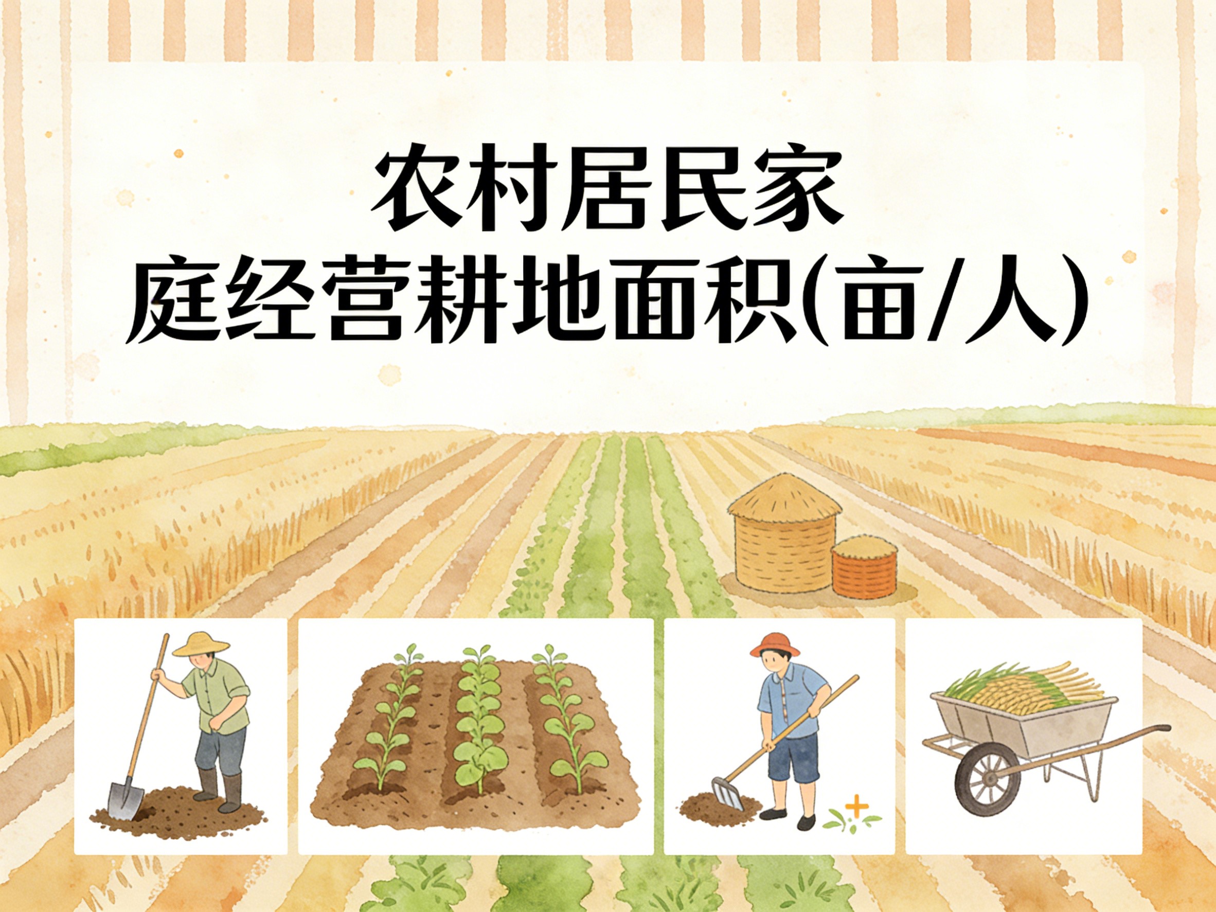 1987-2012年中国农村居民家庭经营耕地面积数据集