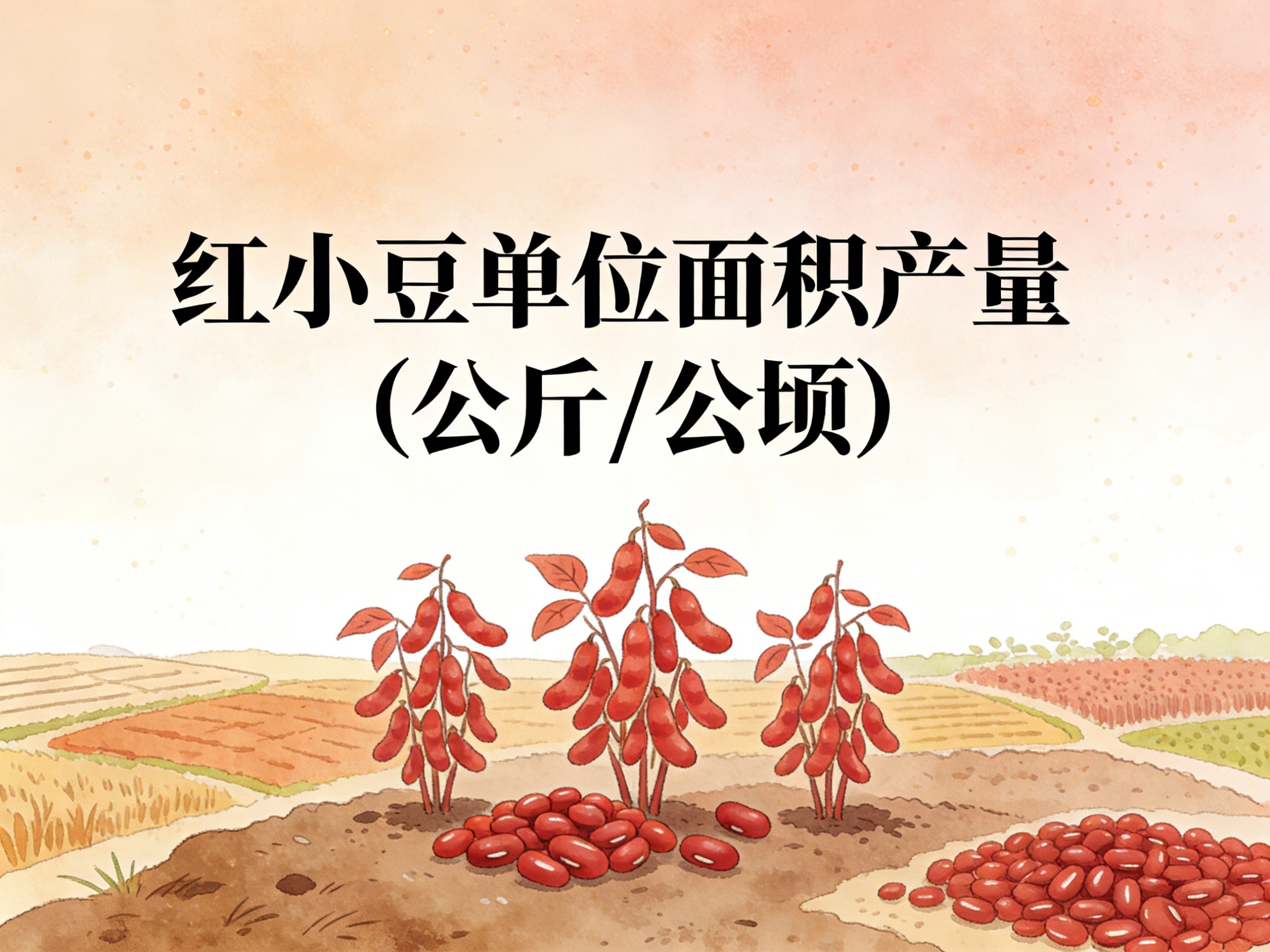 2002-2022年中国红小豆单位面积产量数据集